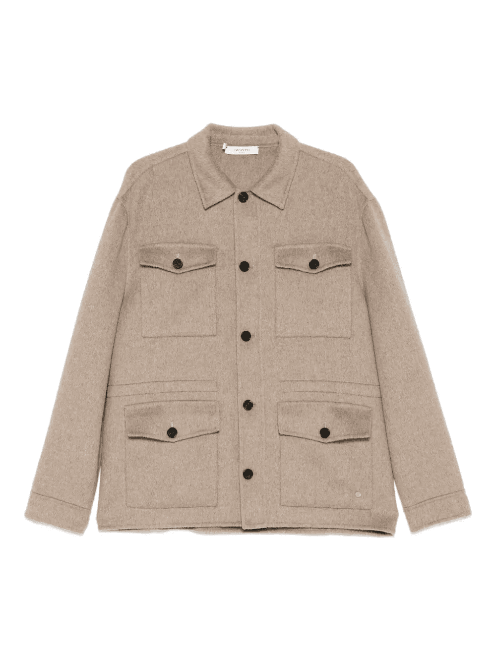 buttoned shirt jacket - Image 1