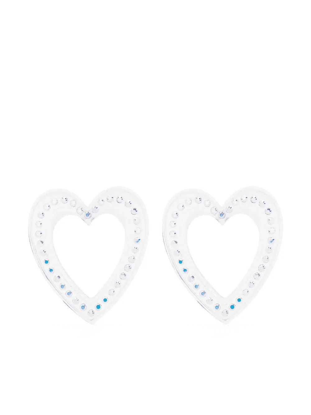 Big Heart crystal-embellished earrings - Image 1