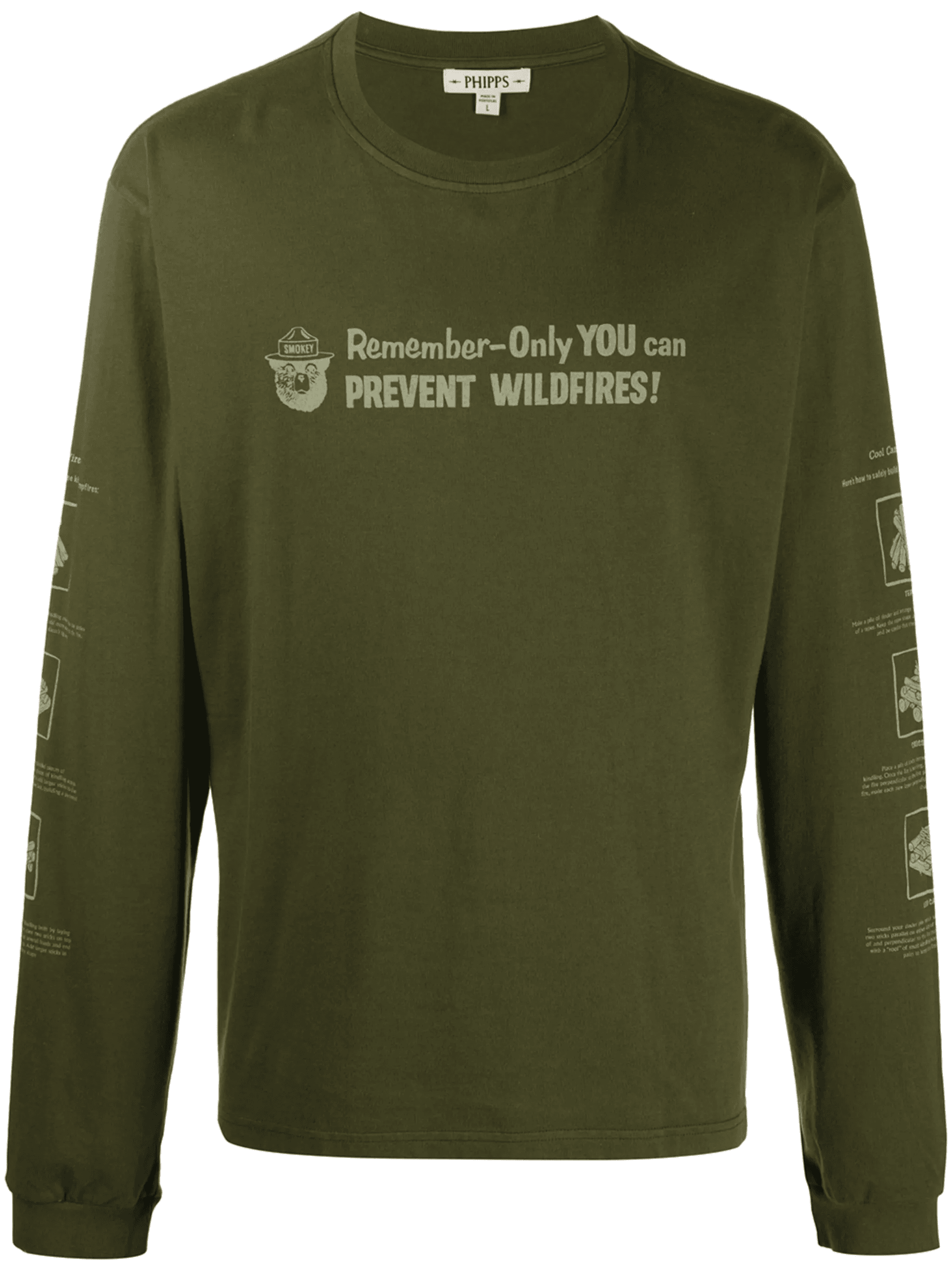 slogan print sweatshirt - Image 1