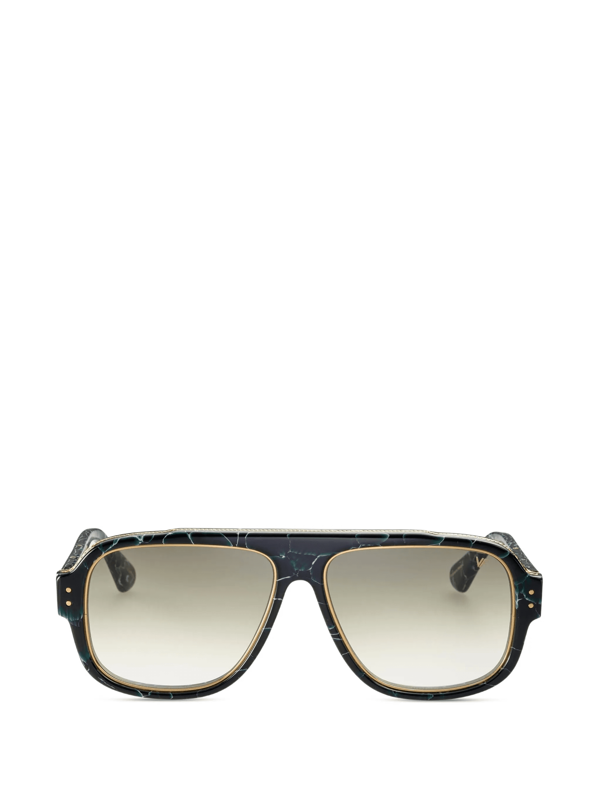 Billionaire 2 marble pilot-frame sunglasses - Image 1