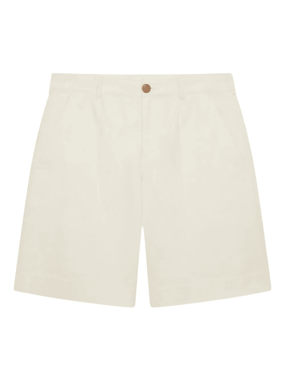 pleated cotton shorts - Image 1