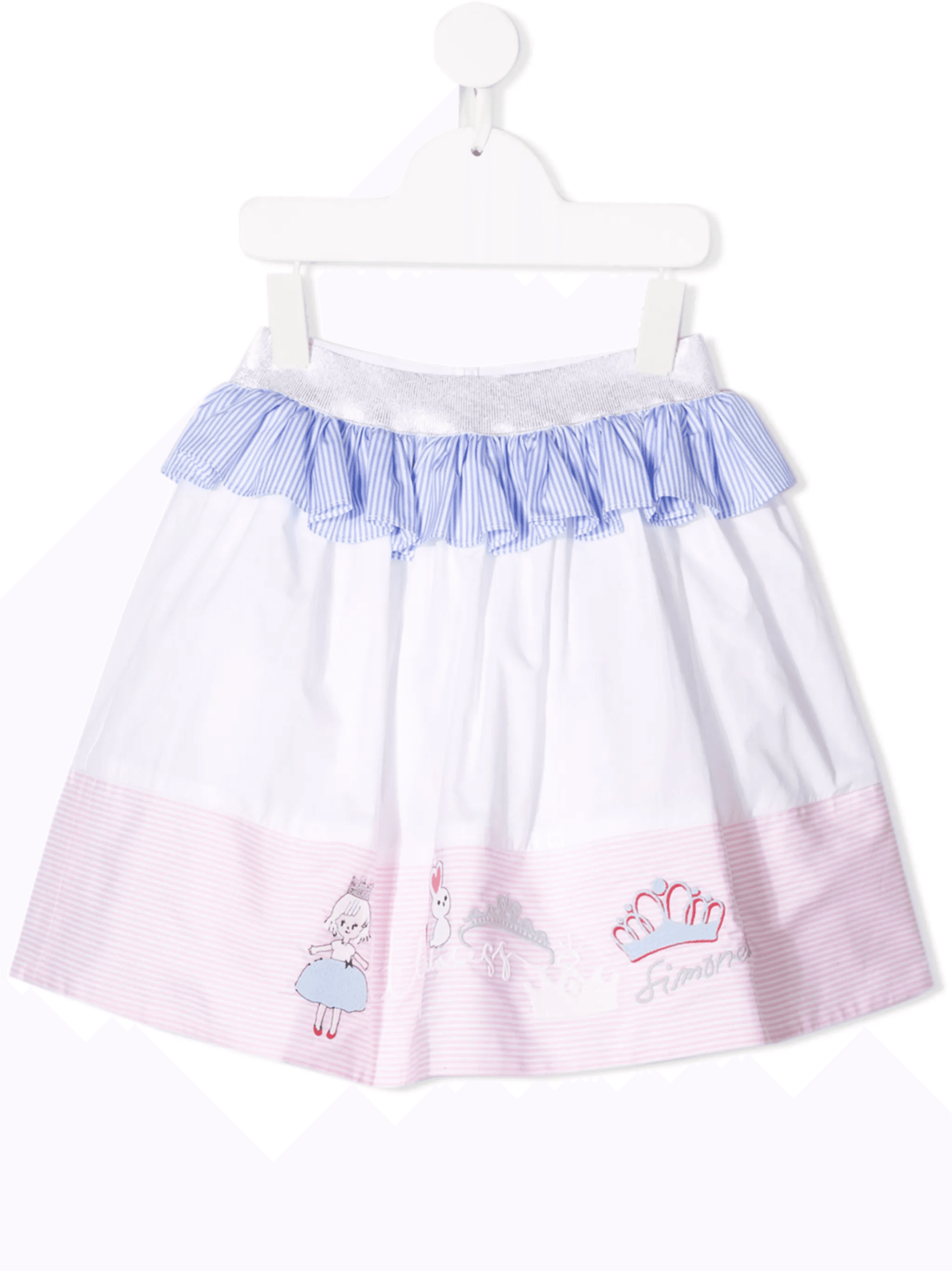 panelled ruffled skirt - Image 1