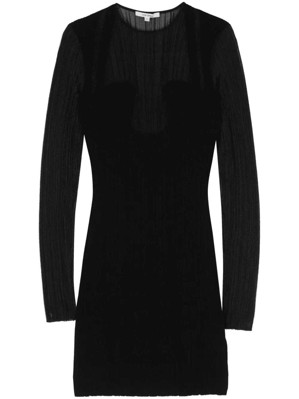 ribbed plissé mini dress - Image 1