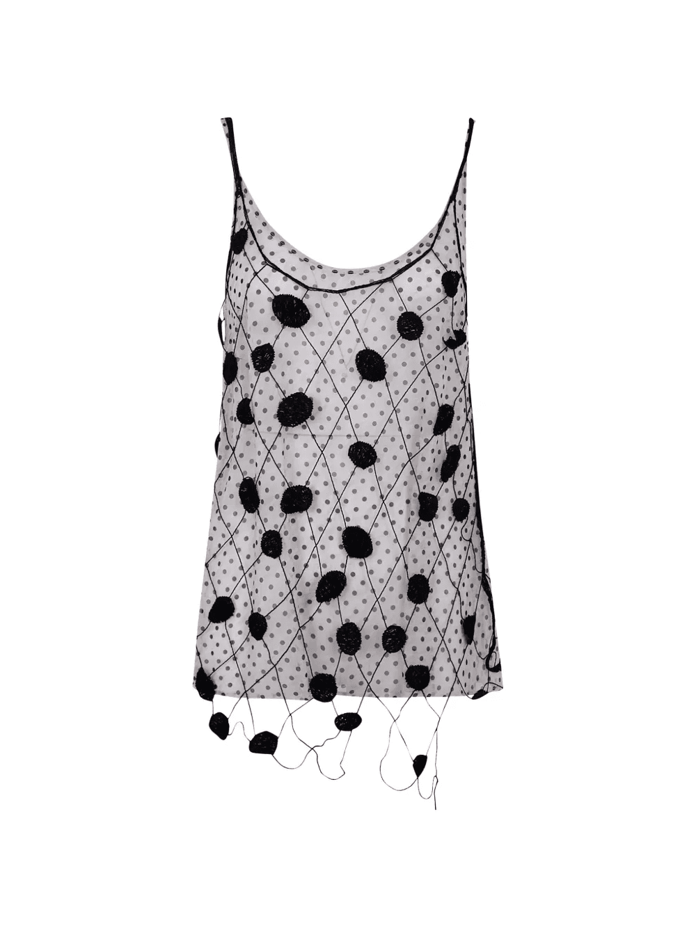 polka-dot lattice top - Image 1