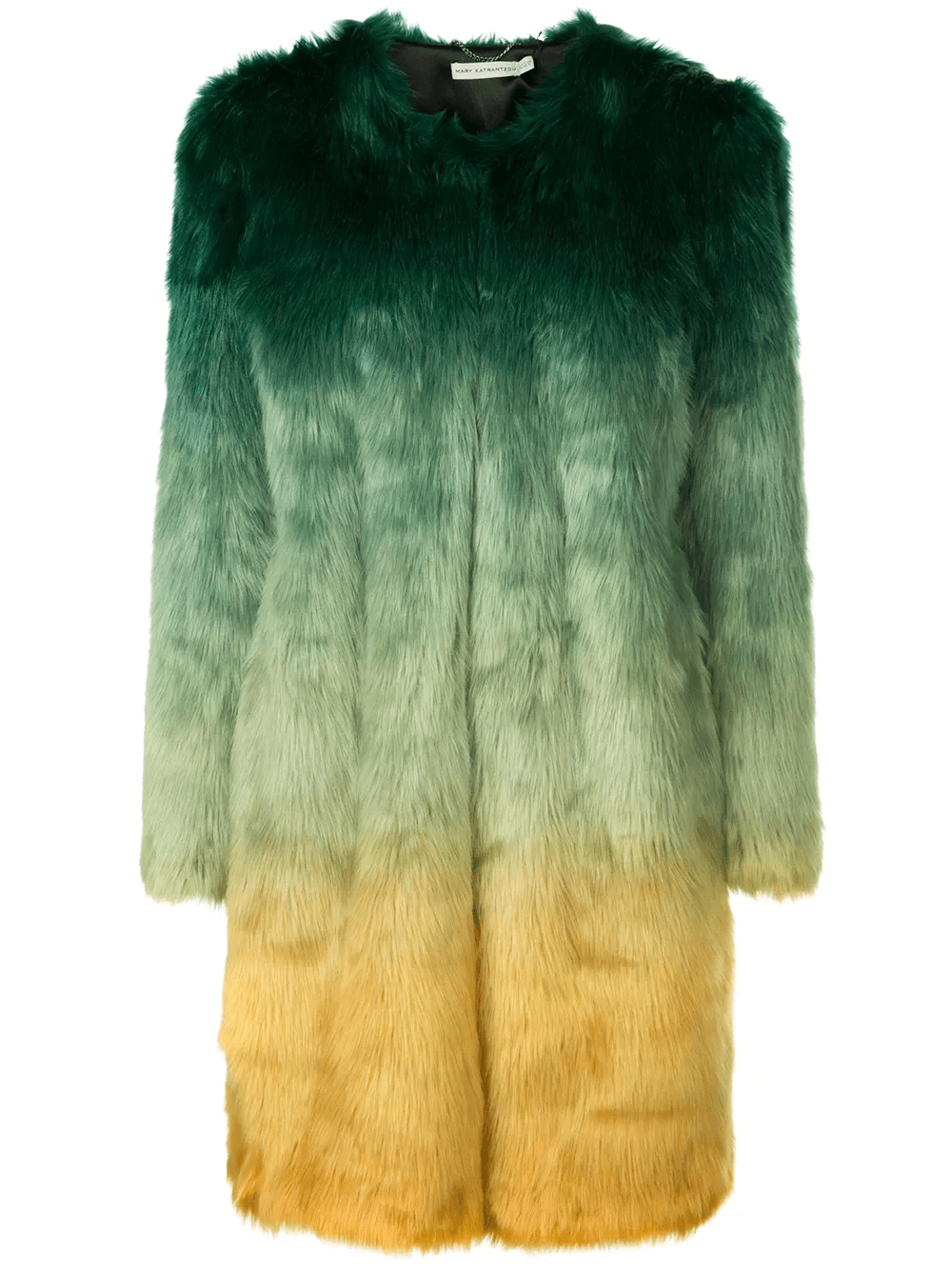 Thalia ombre faux fur coat - Image 1