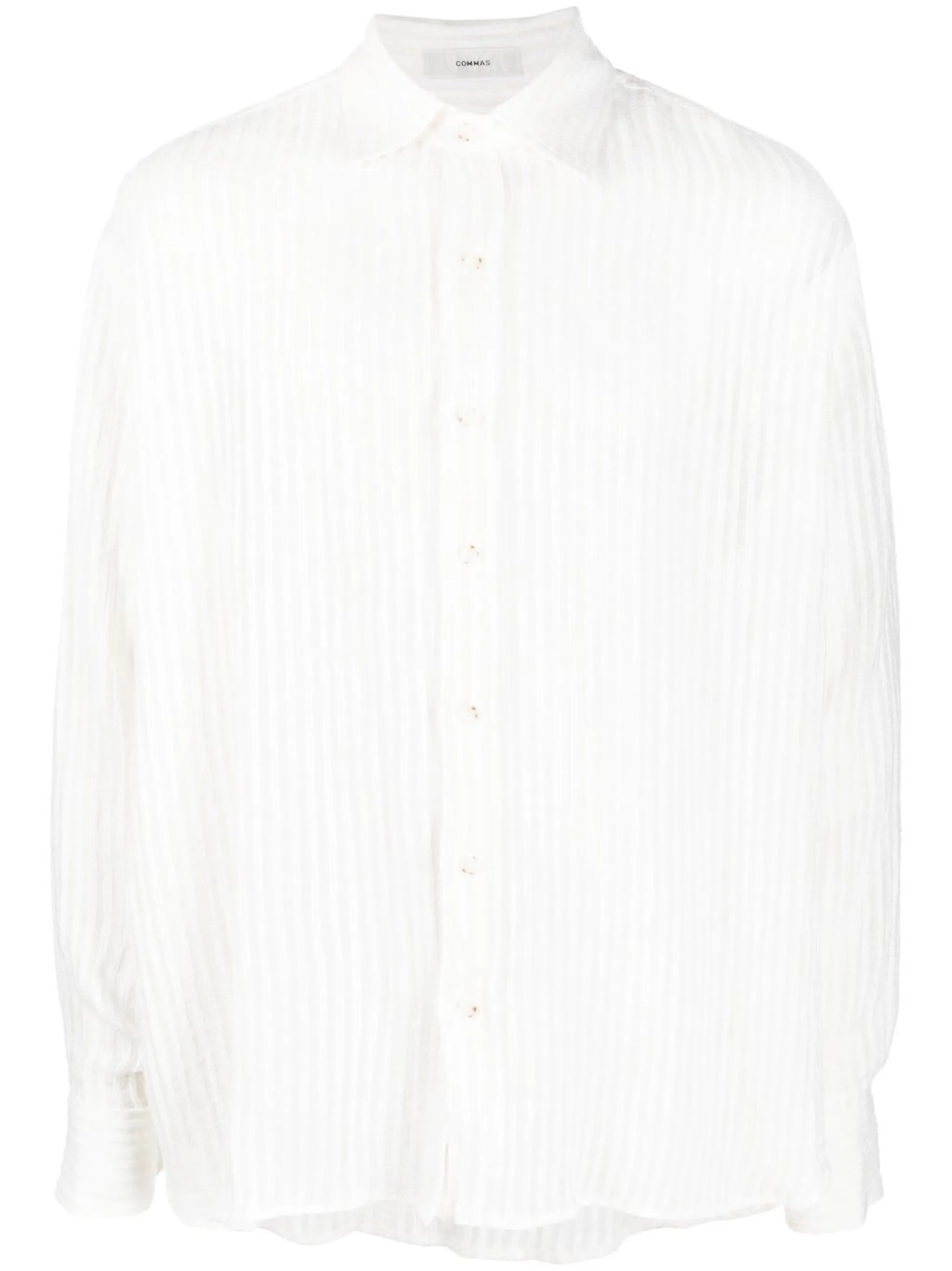 vertical-stripe shirt - Image 1
