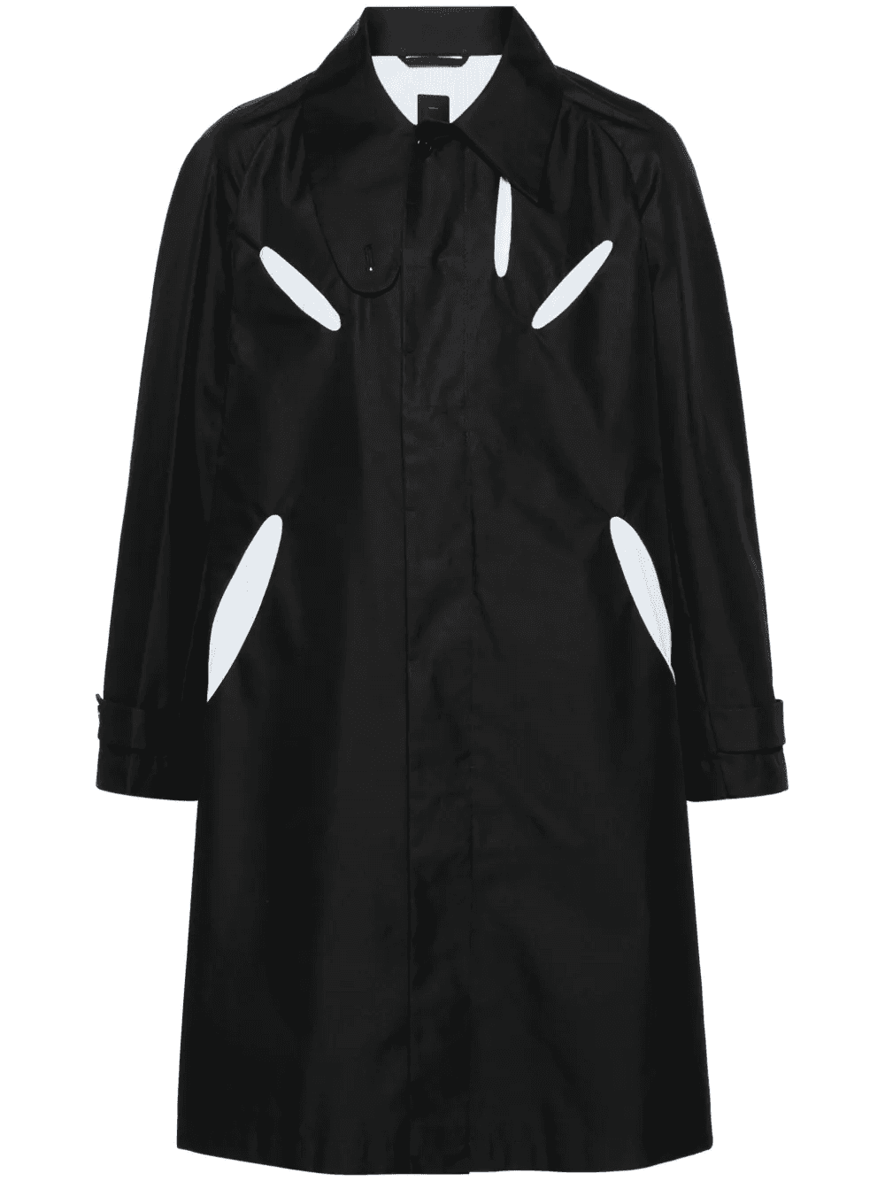 Aperture cut-out trench coat - Image 1