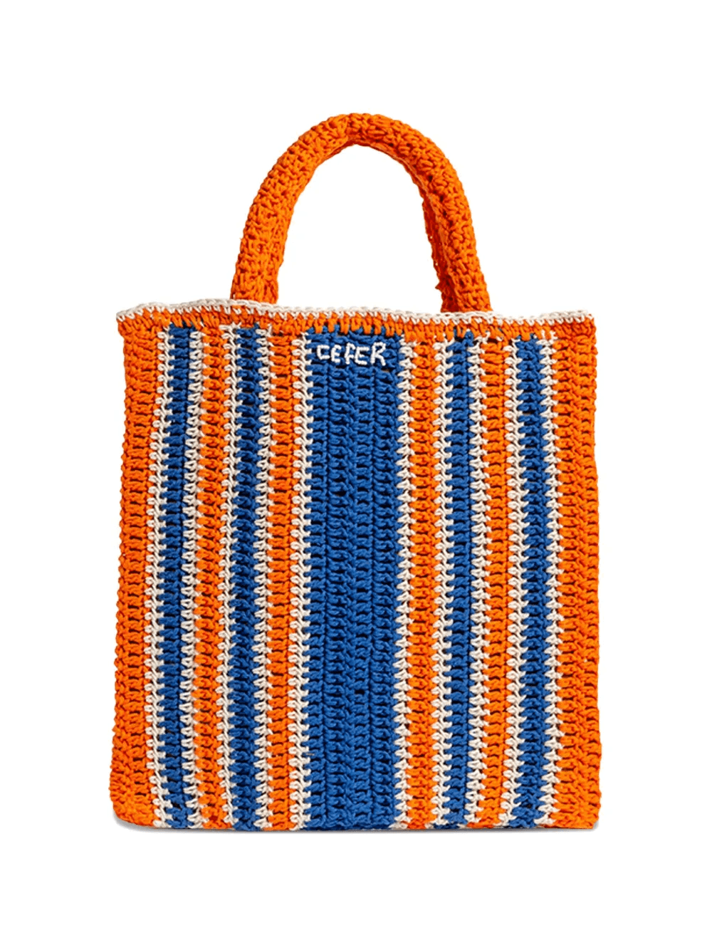 Homero striped tote bag - Image 1