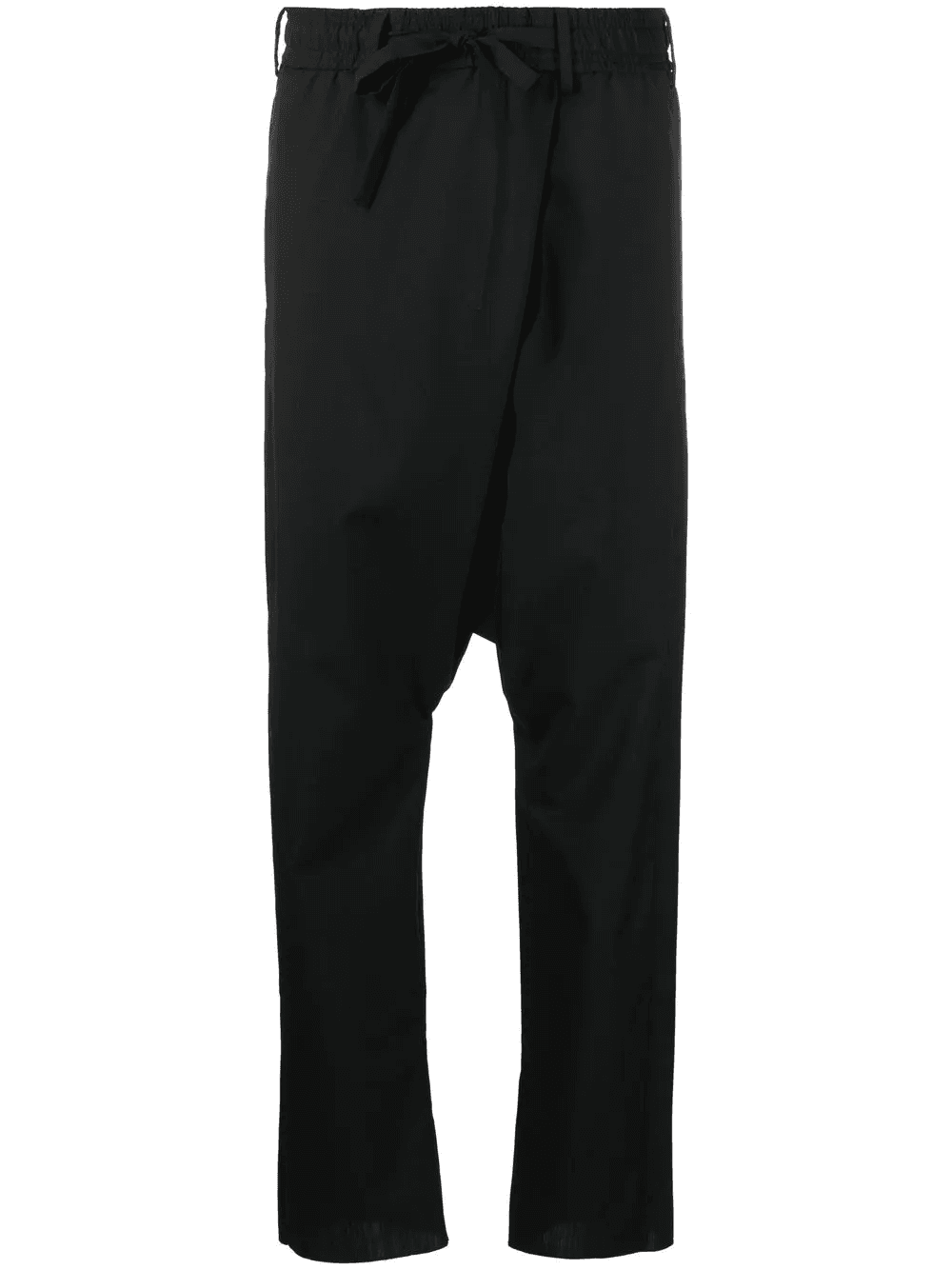 drawstring drop-crotch trousers - Image 1