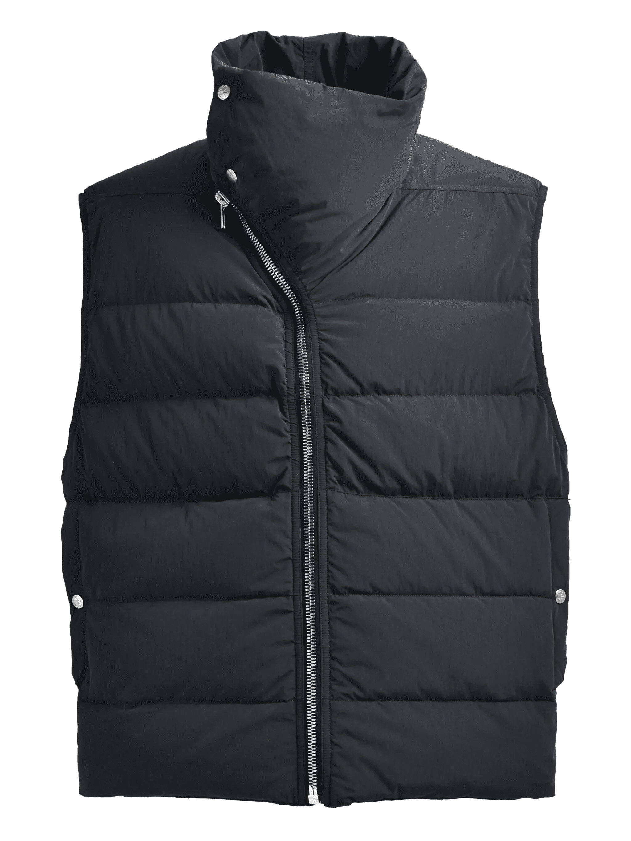 quilted asymmetrical vest - Image 1