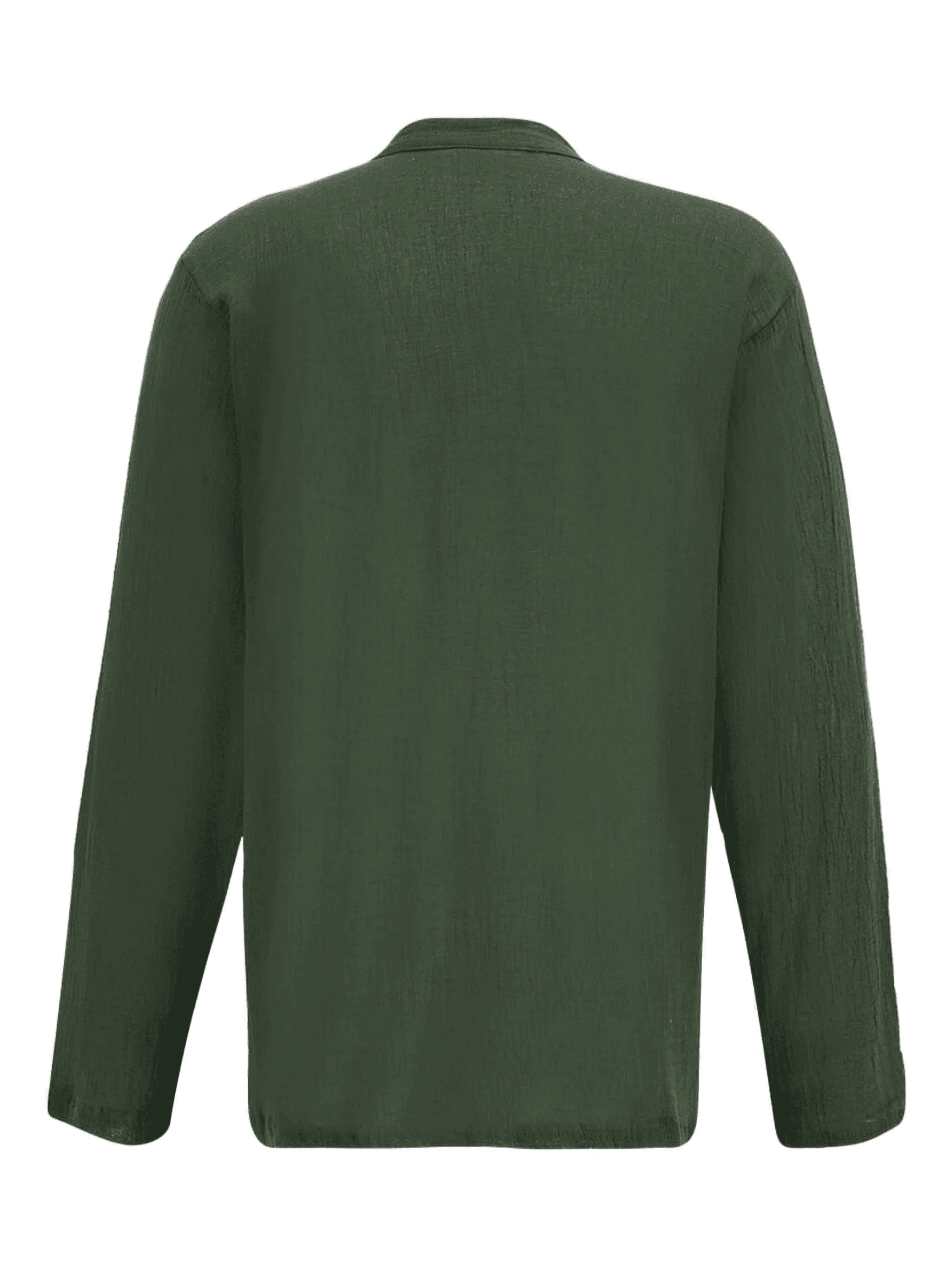 button-down cotton-gauze shirt - Image 1