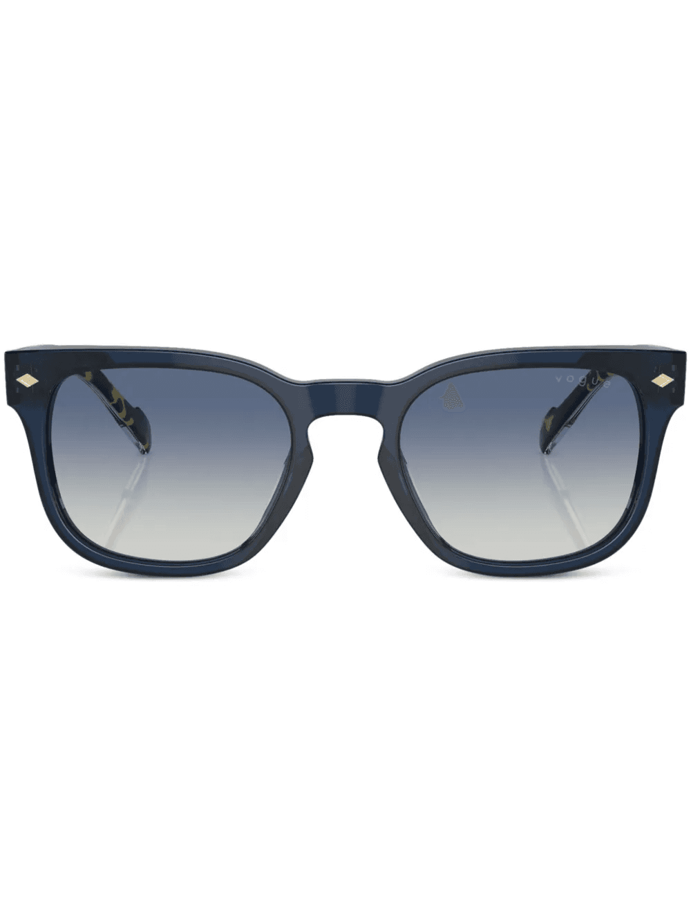 tortoiseshell-effect square-frame sunglasses - Image 1