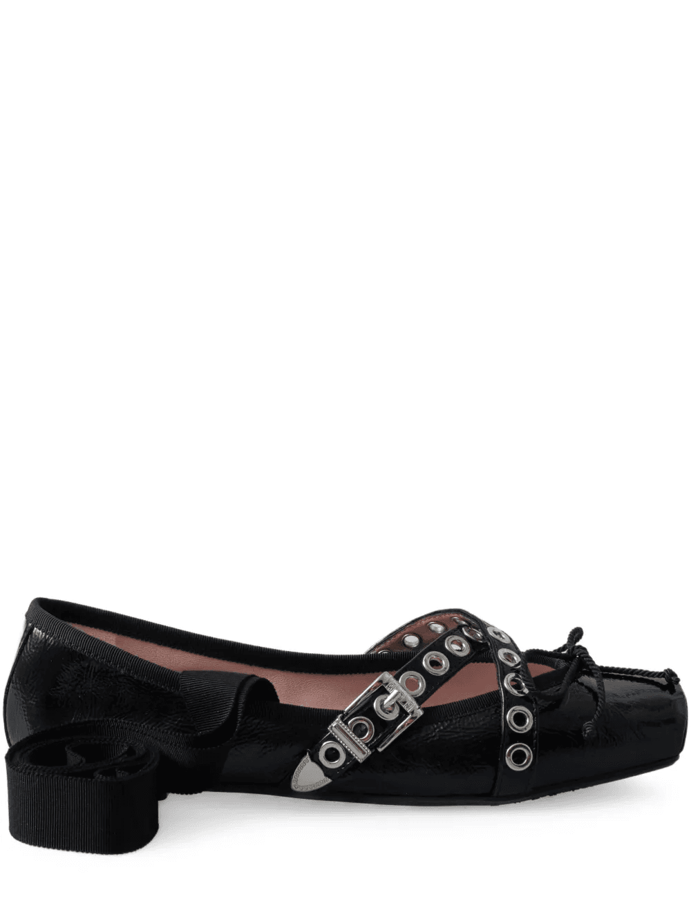 leather ballerina shoes - Image 1