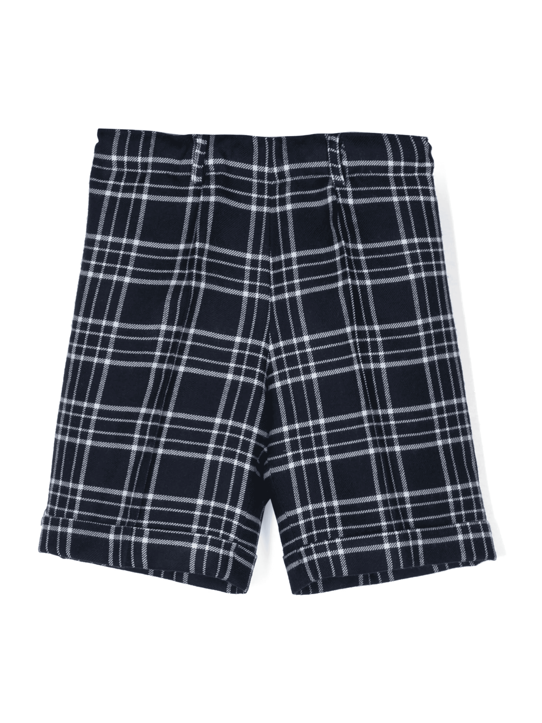 Ulivo check-pattern shorts - Image 1
