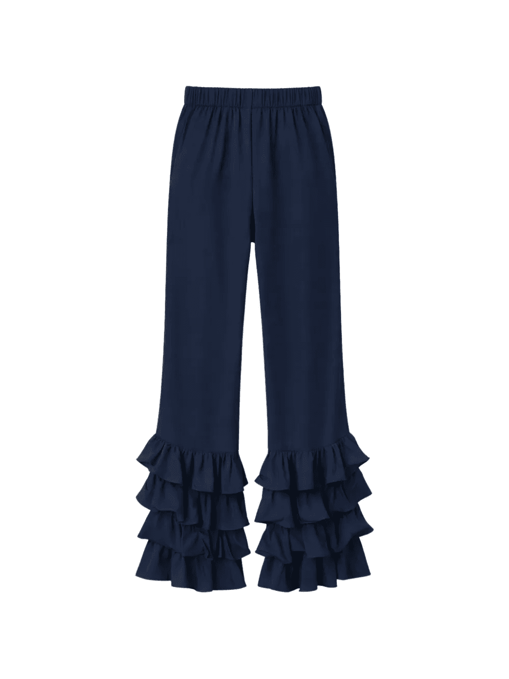 ruffled-detail trousers - Image 1