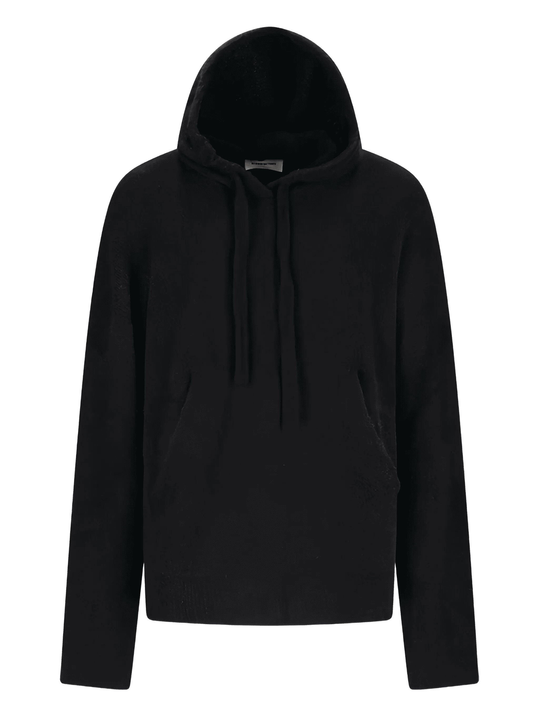 brushed-effect hoodie - Image 1
