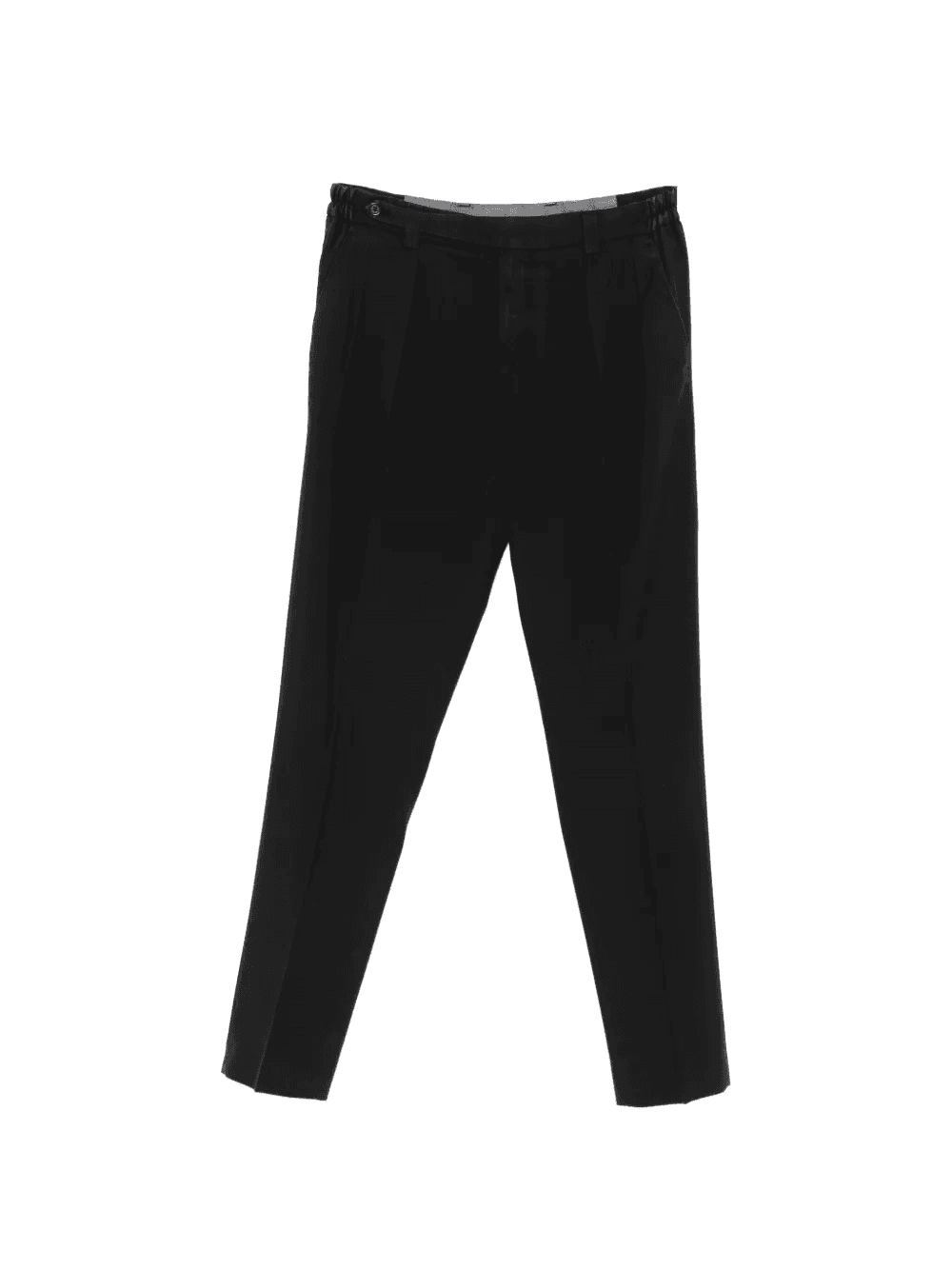 pleated-waistband tailored trousers - Image 1