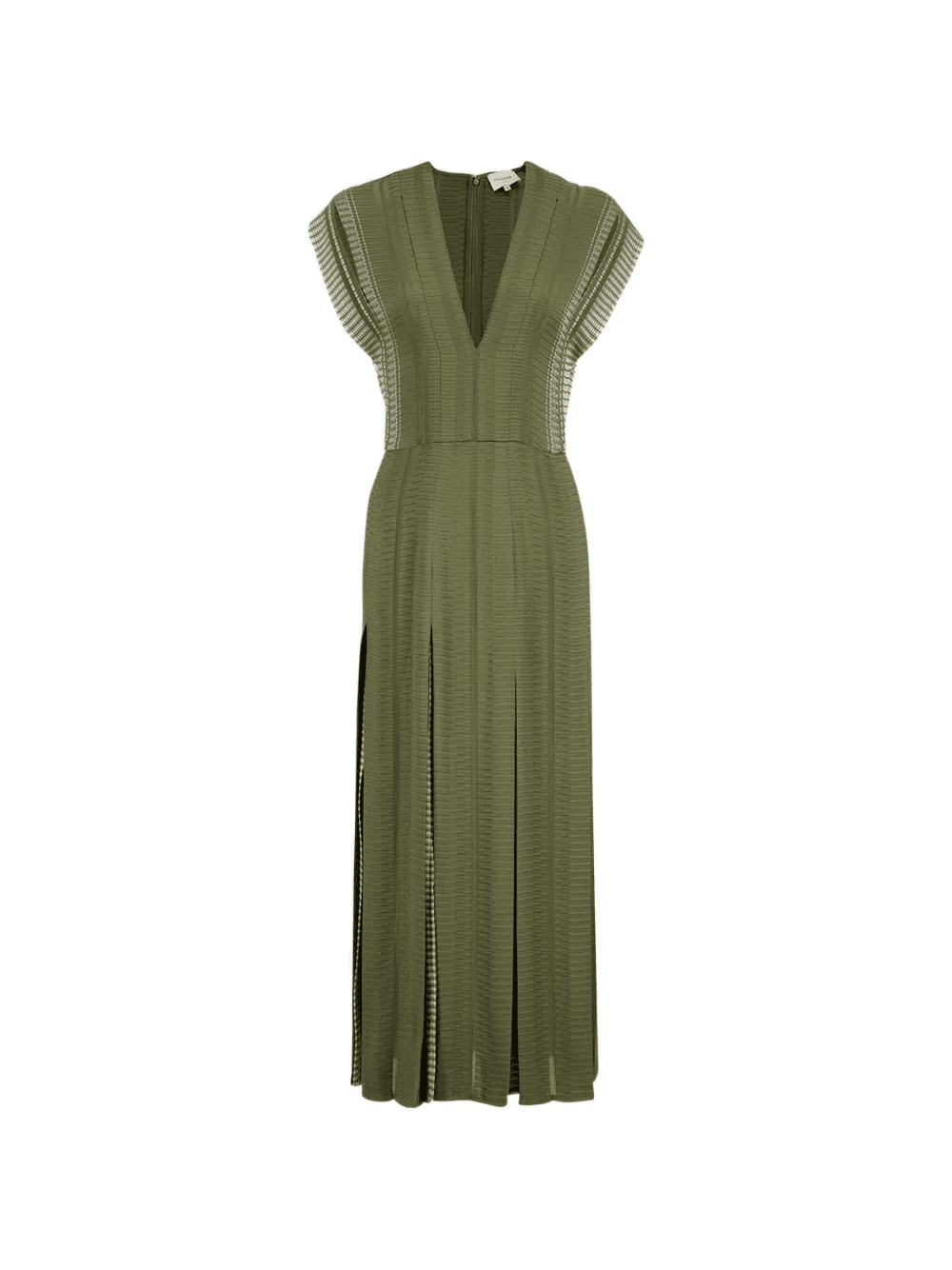 Selene V-neck midi dress - Image 1