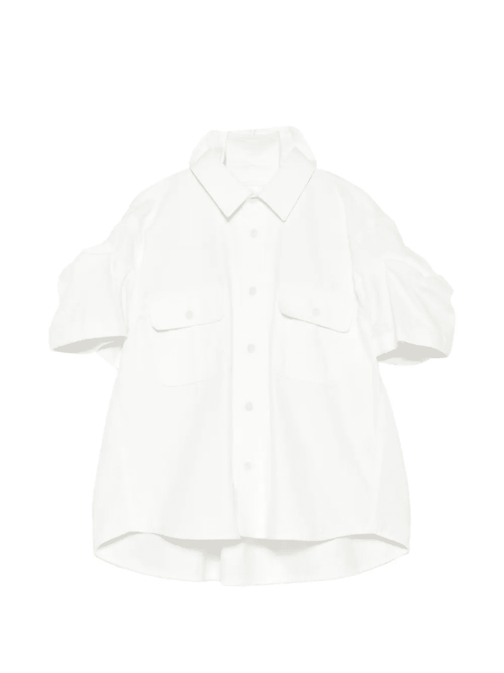 chest-pockets short-sleeve shirt - Image 1