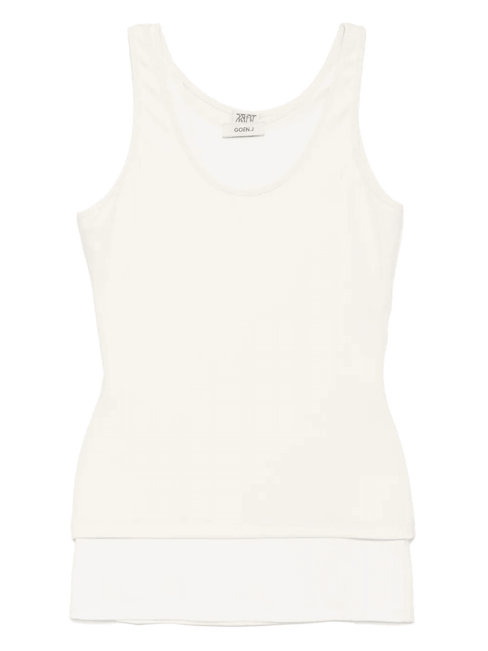 dual-layer sleeveless top - Image 1
