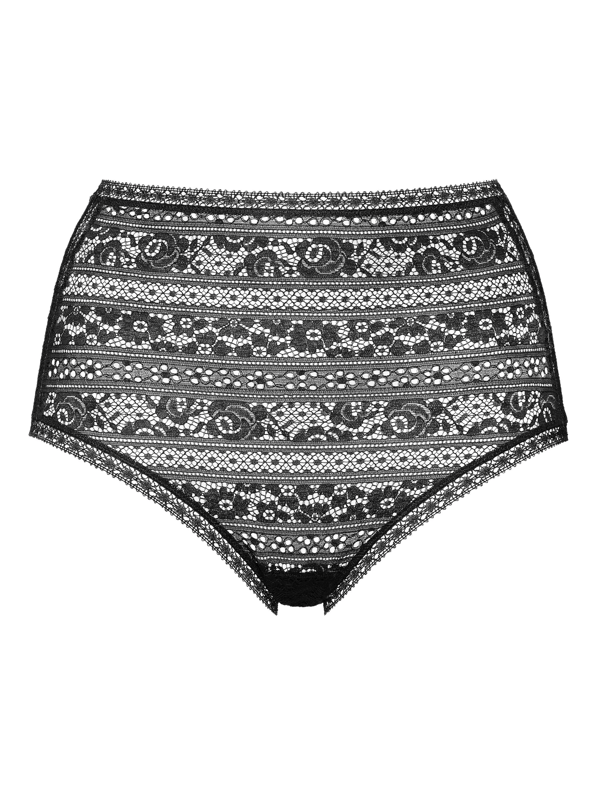 Voilette high-waisted lace briefs - Image 1