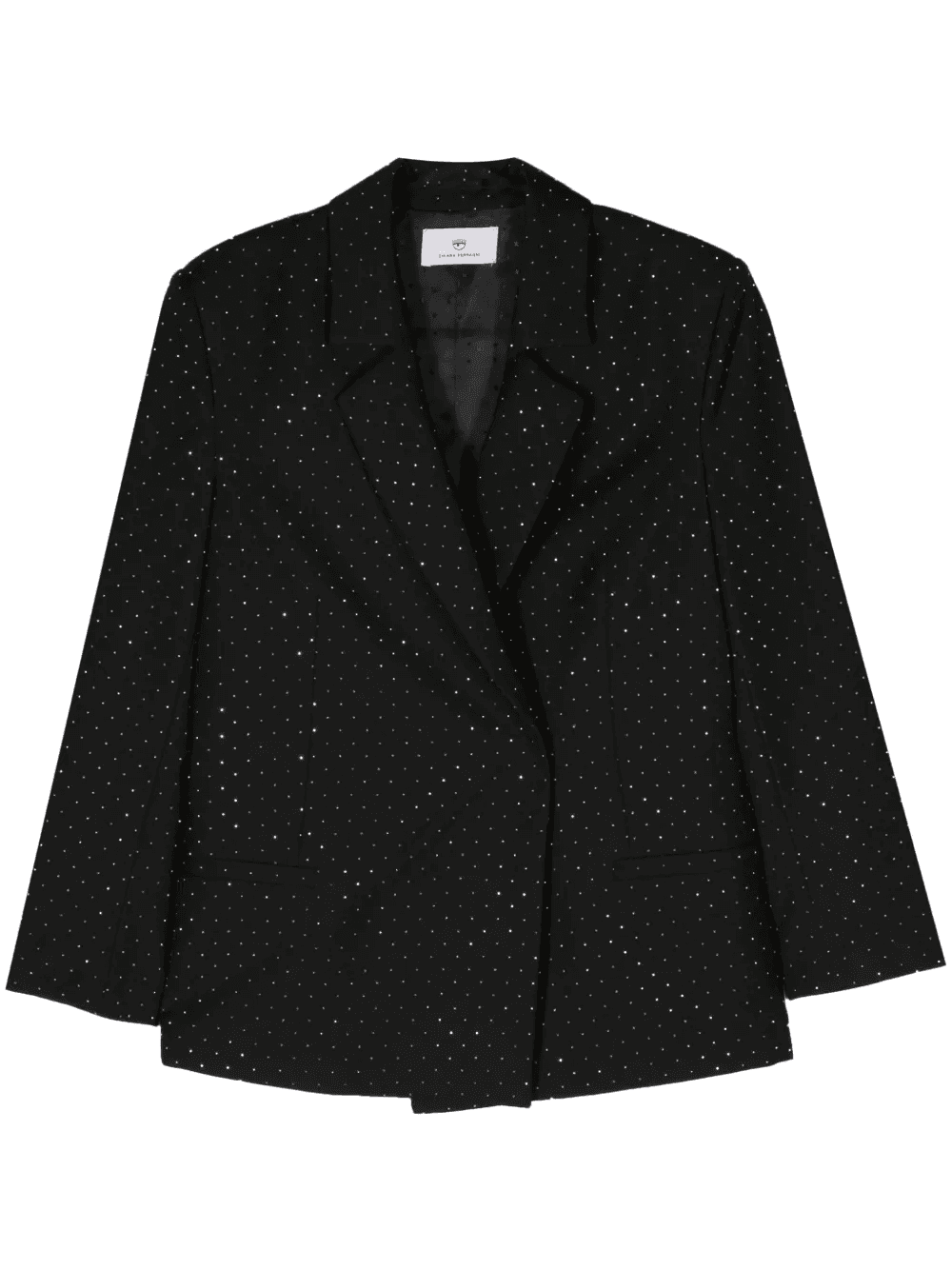 rhinestone-embellished double-breasted blazer - Image 1