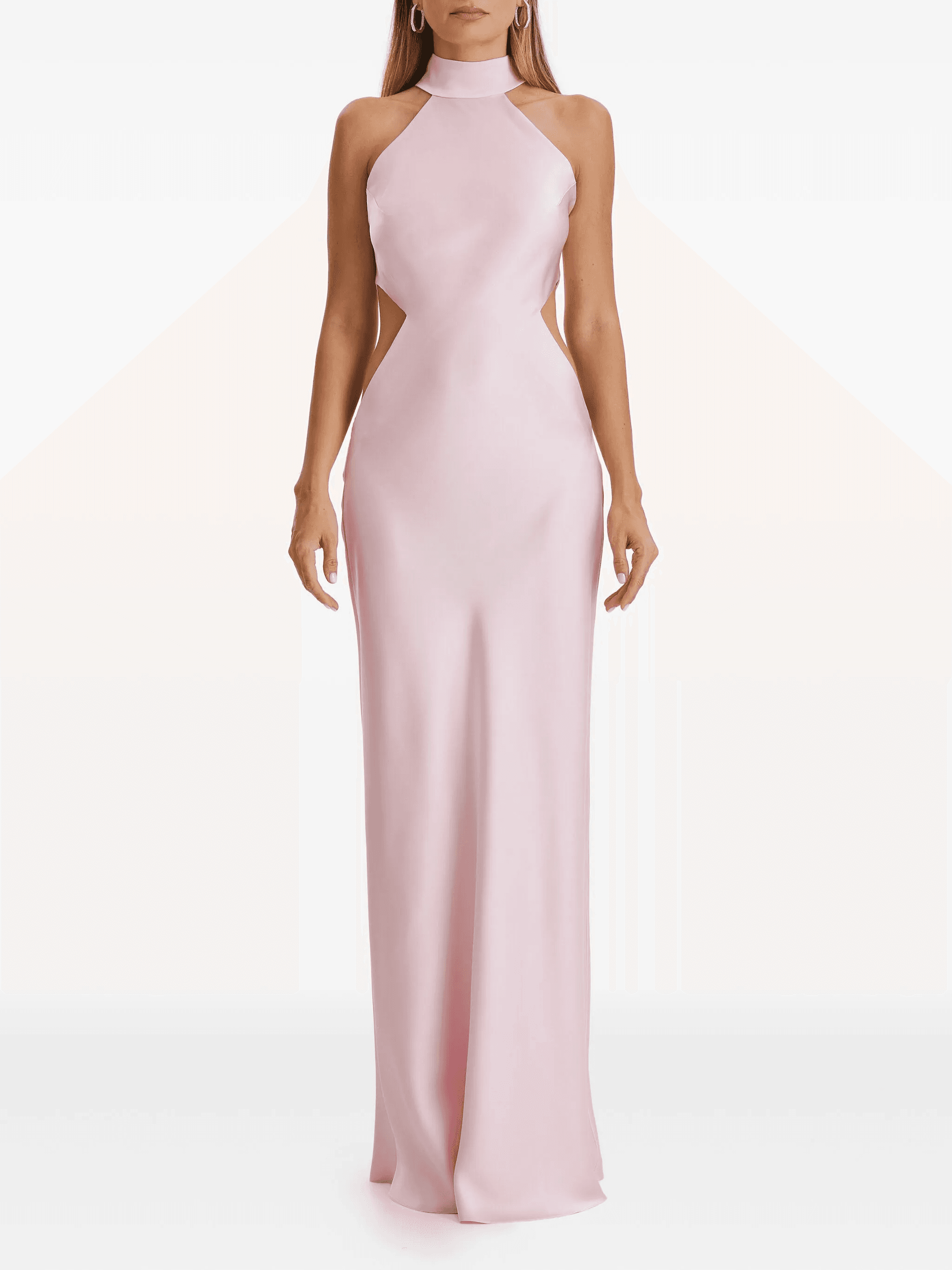 Amina high-neck cut-out dress - Image 1