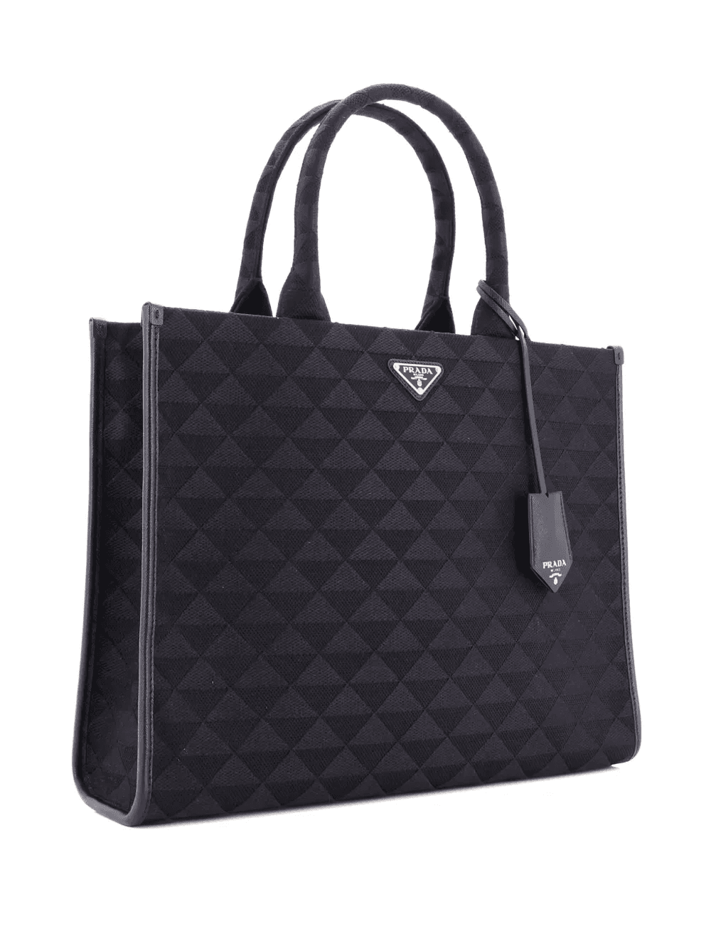Symbole Shopper Jacquard Large tote bag - Image 1