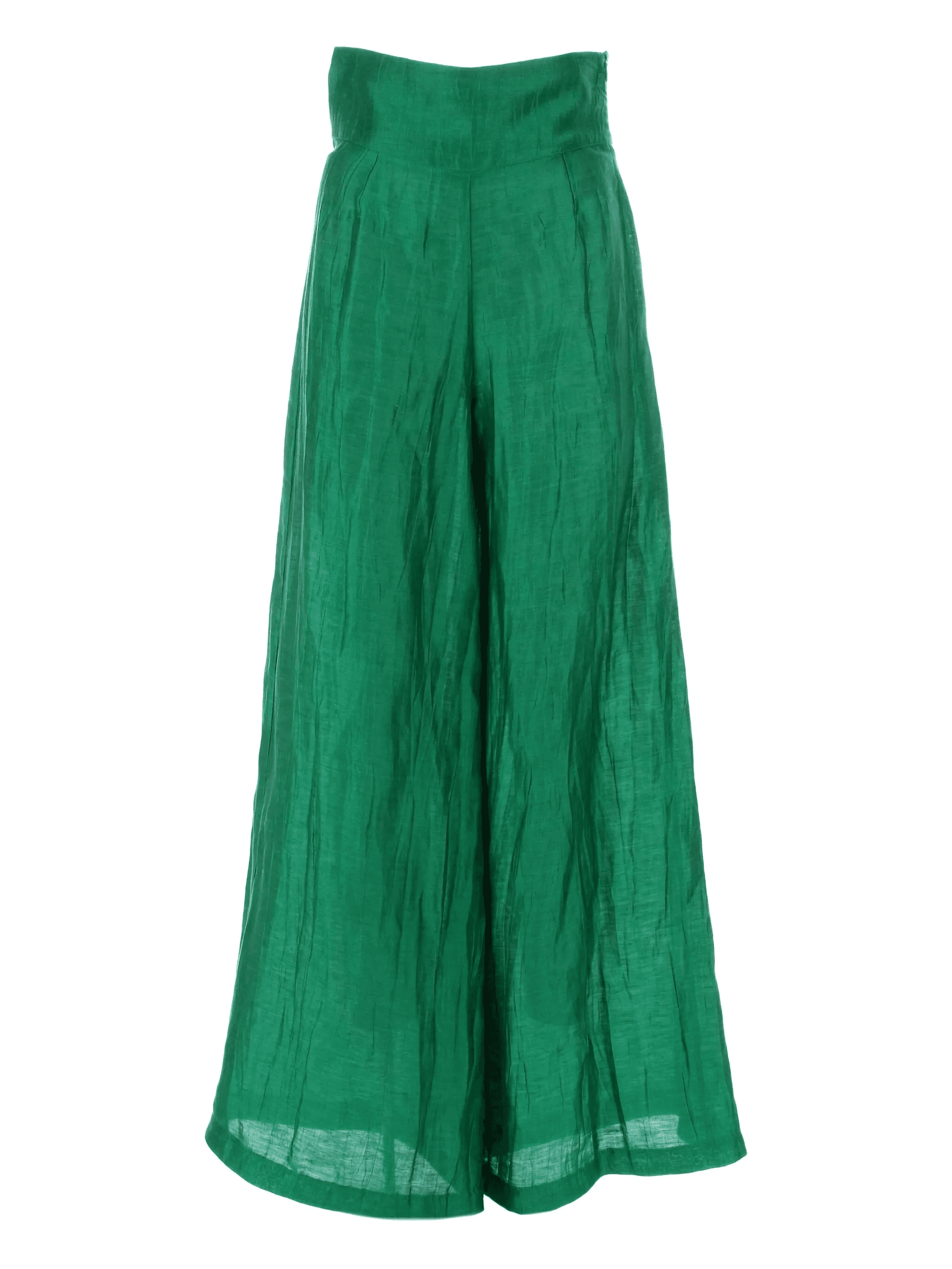 crinkled-effect palazzo pants - Image 1