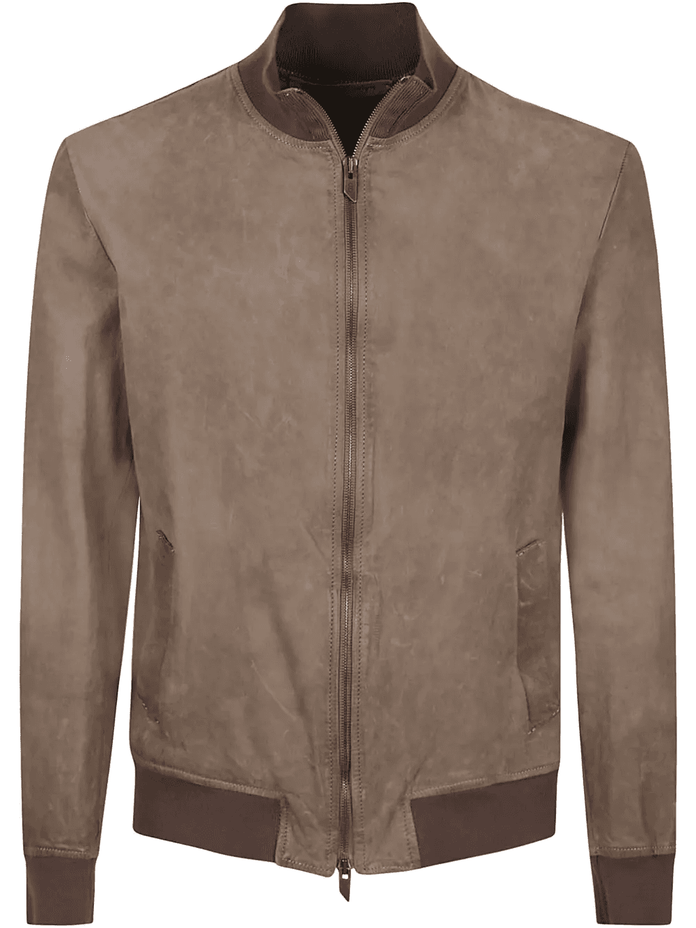 suede bomber jacket - Image 1