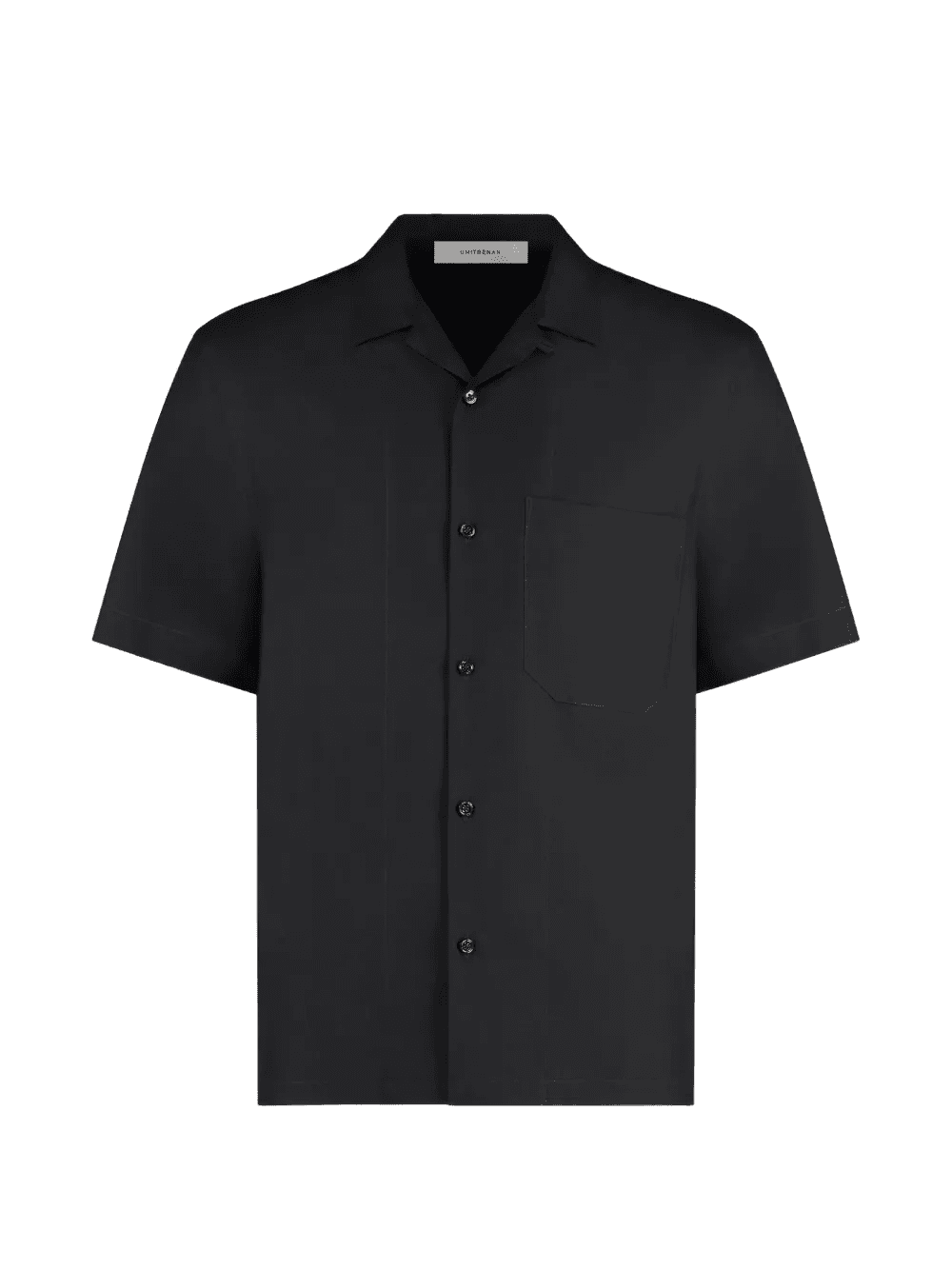 Havana short-sleeve pocket-detail silk shirt - Image 1