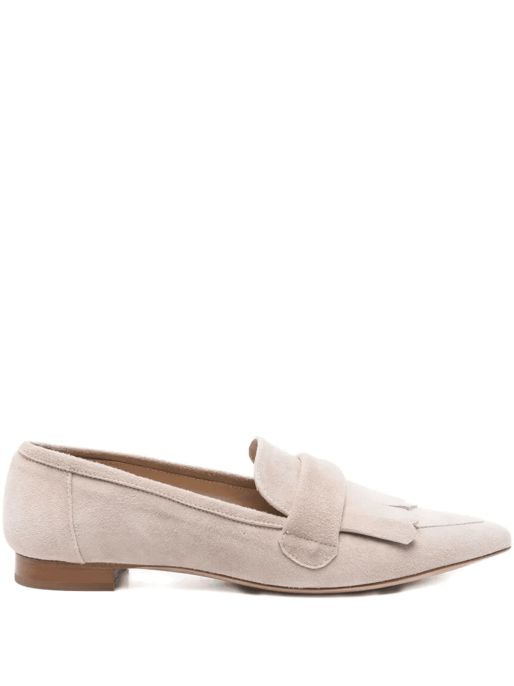 pointed-toe fringed loafers - Image 1