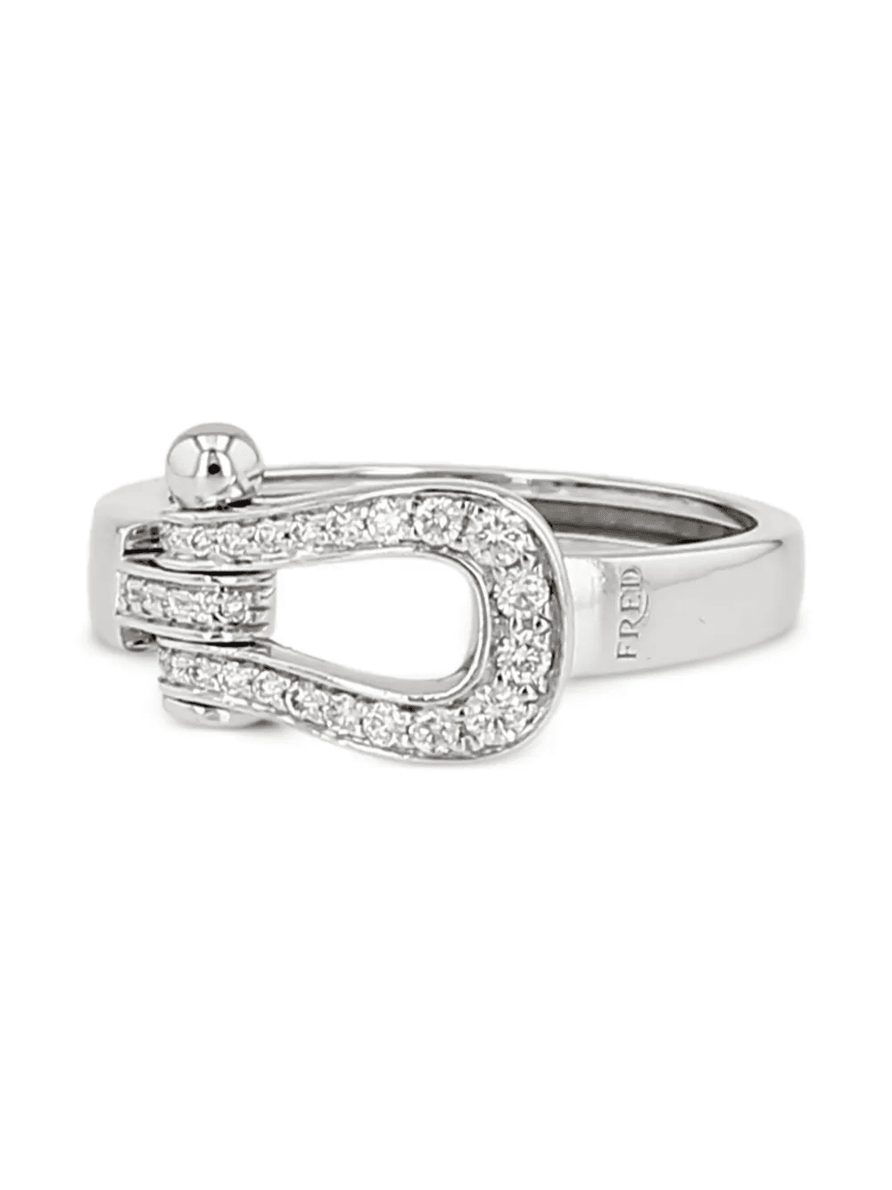 18K white gold Force 10 diamond ring - Image 1