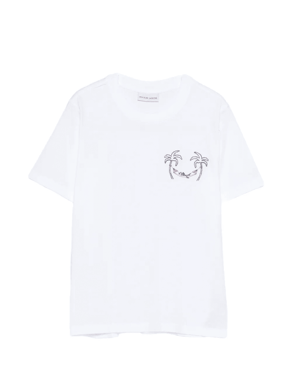 palm-embroidery T-shirt - Image 1