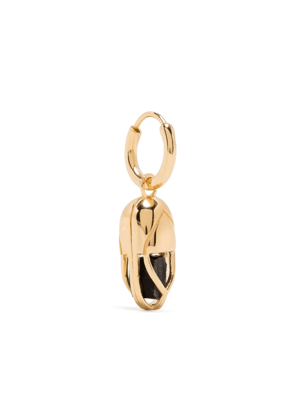 capsule Onyx hoop earring - Image 1