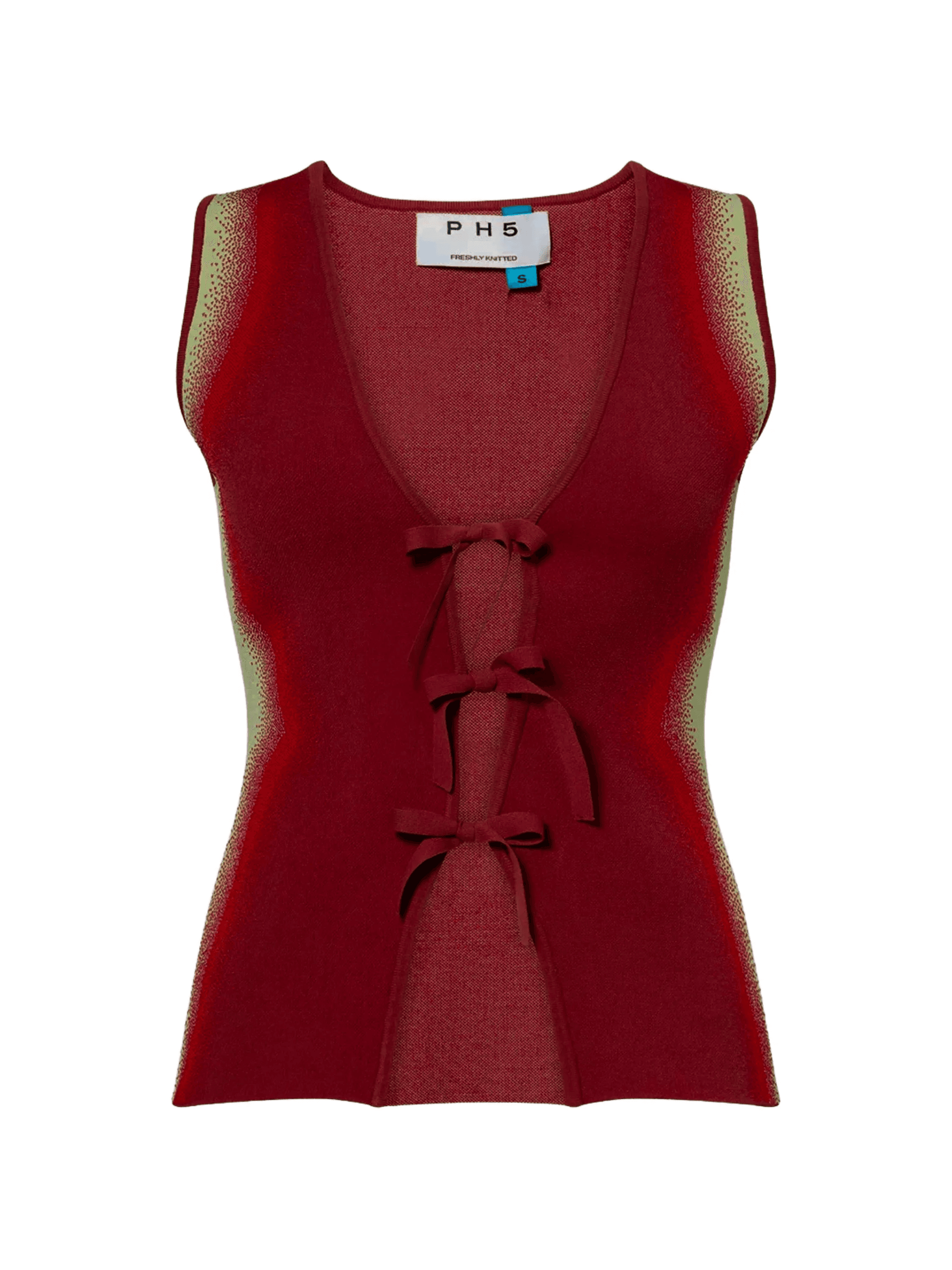 bow-detail vest - Image 1