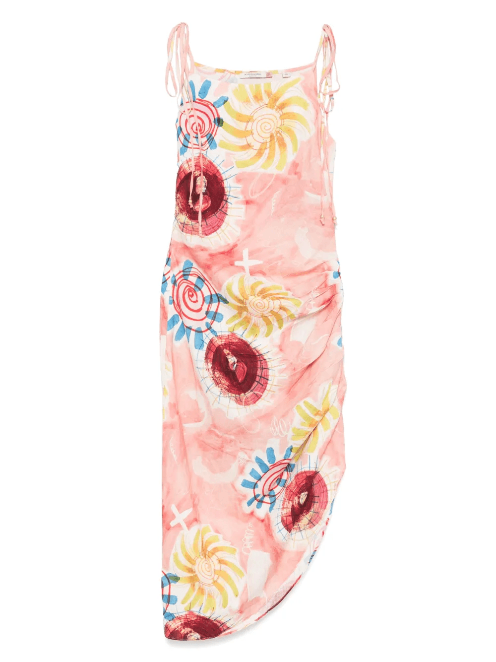 abstract-print maxi dress - Image 1