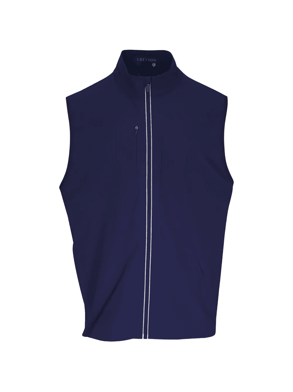 zip sleeveless gilet - Image 1