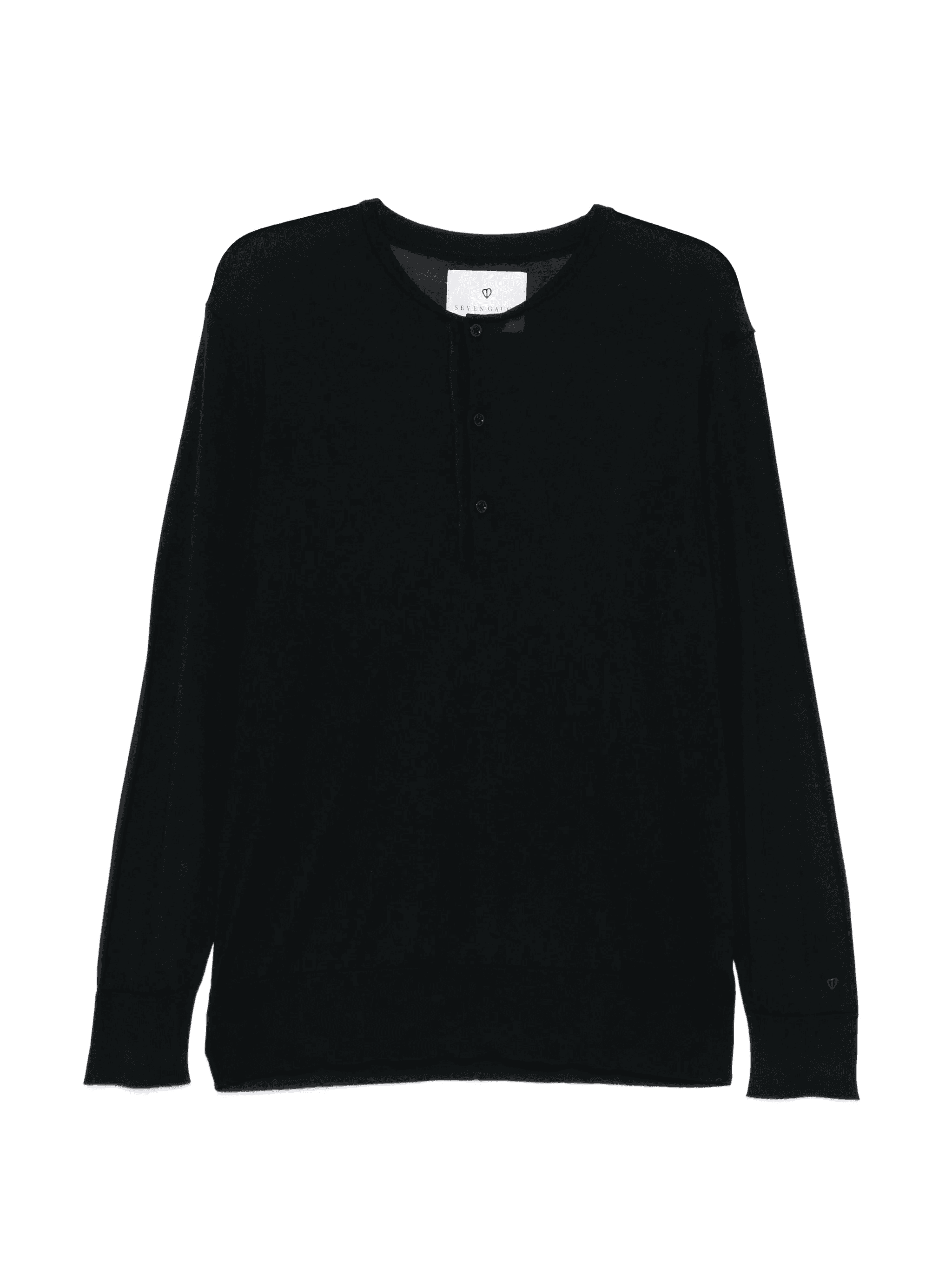 buttoned knitted cardigan - Image 1