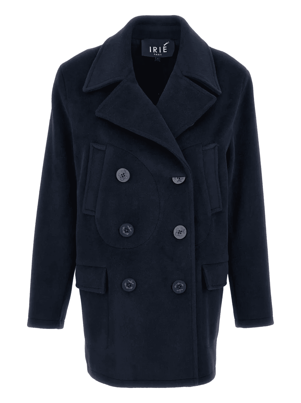 buttoned peacoat - Image 1
