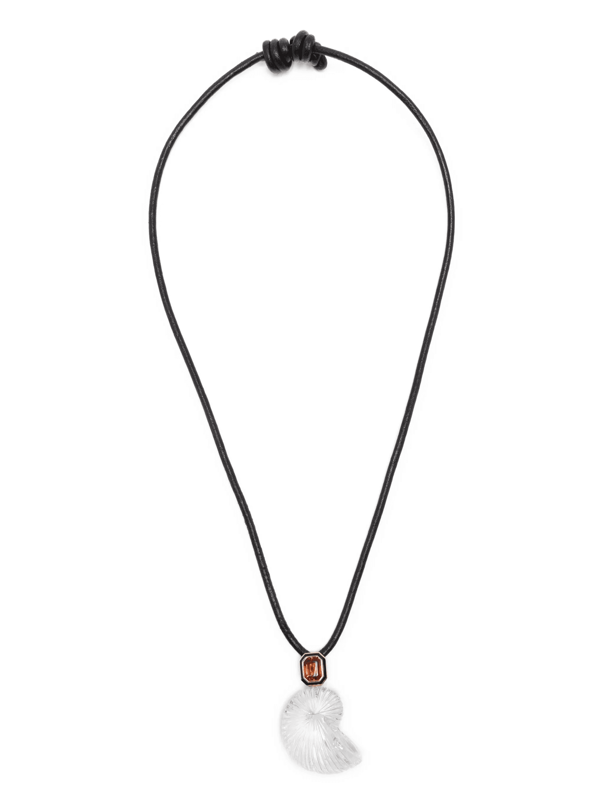 18K rose gold Nautilus necklace - Image 1