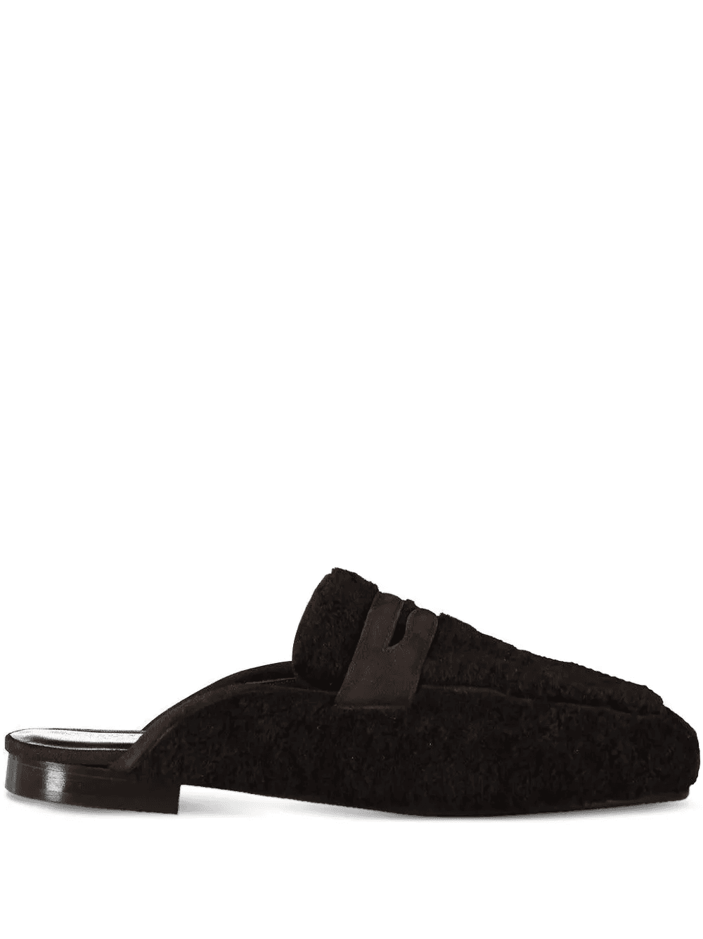 Riviera penny-strap flat mules - Image 1