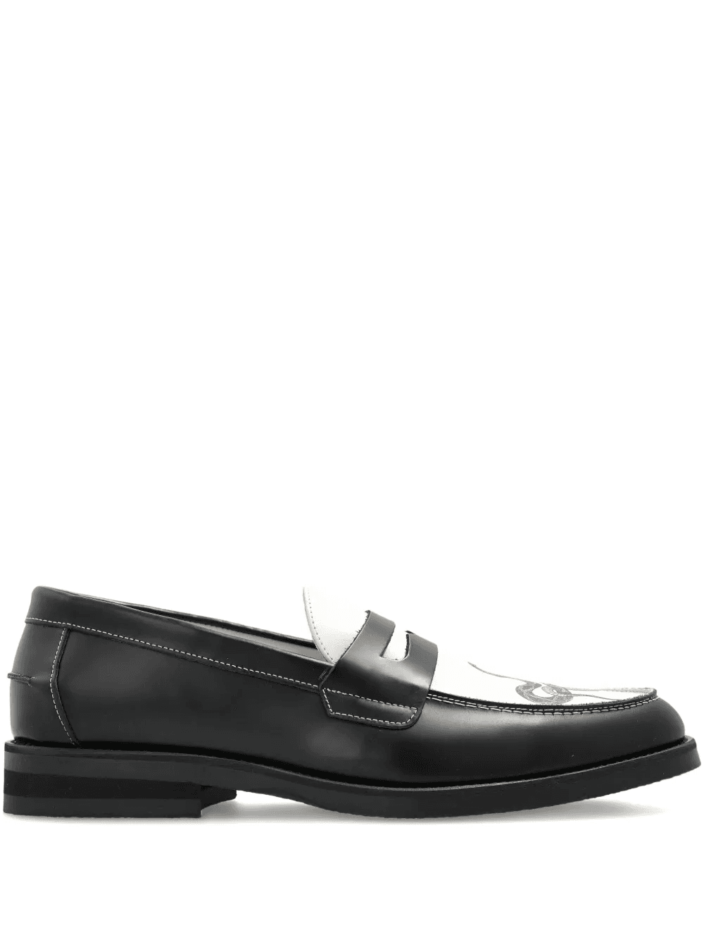 Wilde snake-print loafers - Image 1