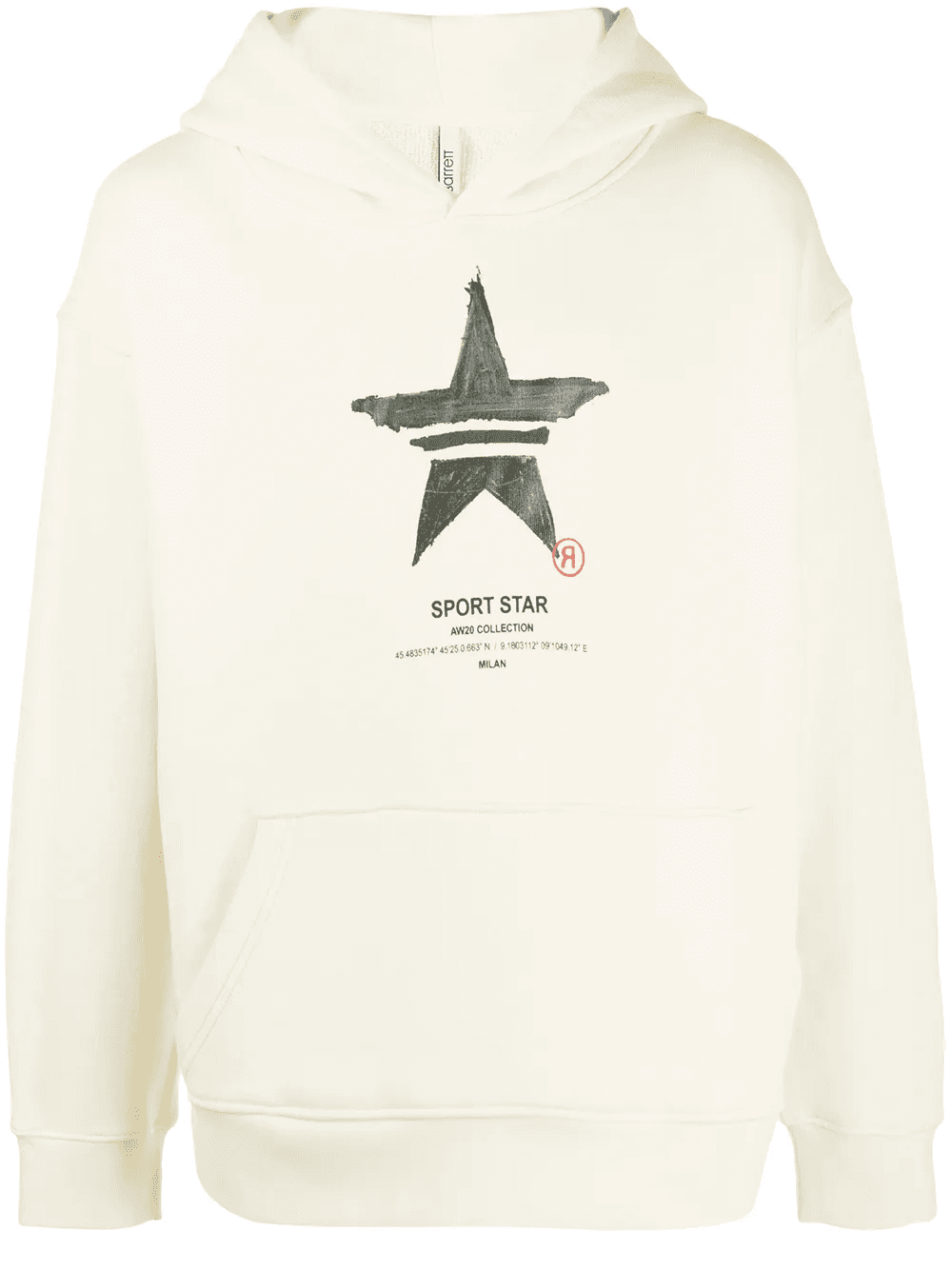 hand-painted Sports Star print hoodie - Image 1
