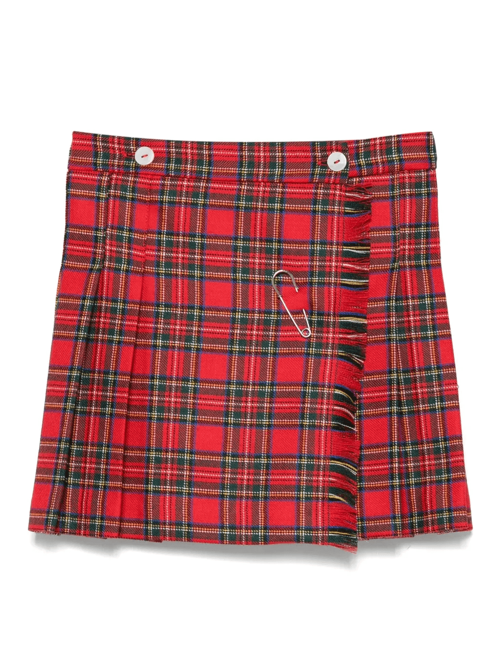 plaid pleated skirt - Image 1