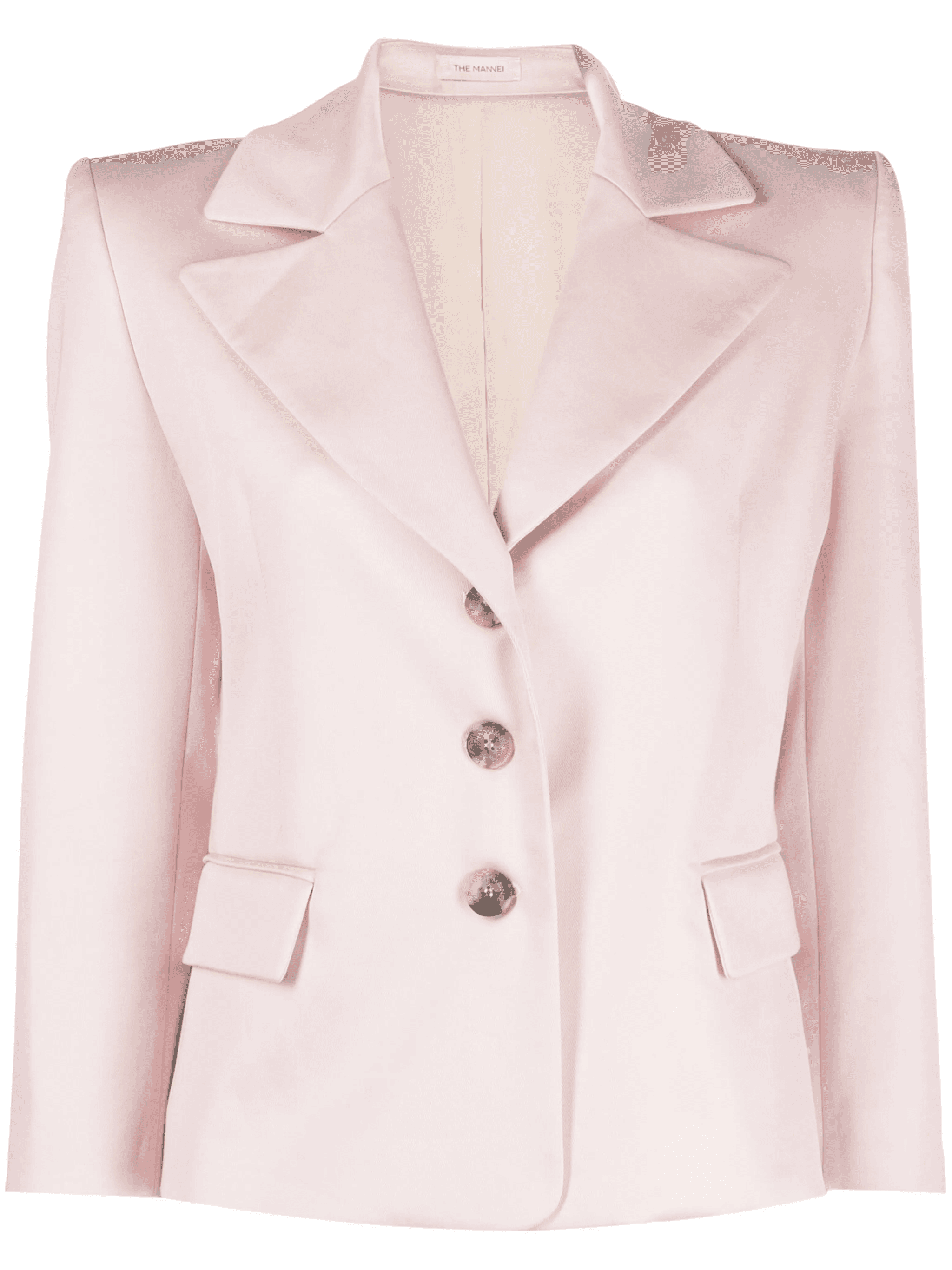 Arda single-breasted cotton blazer - Image 1