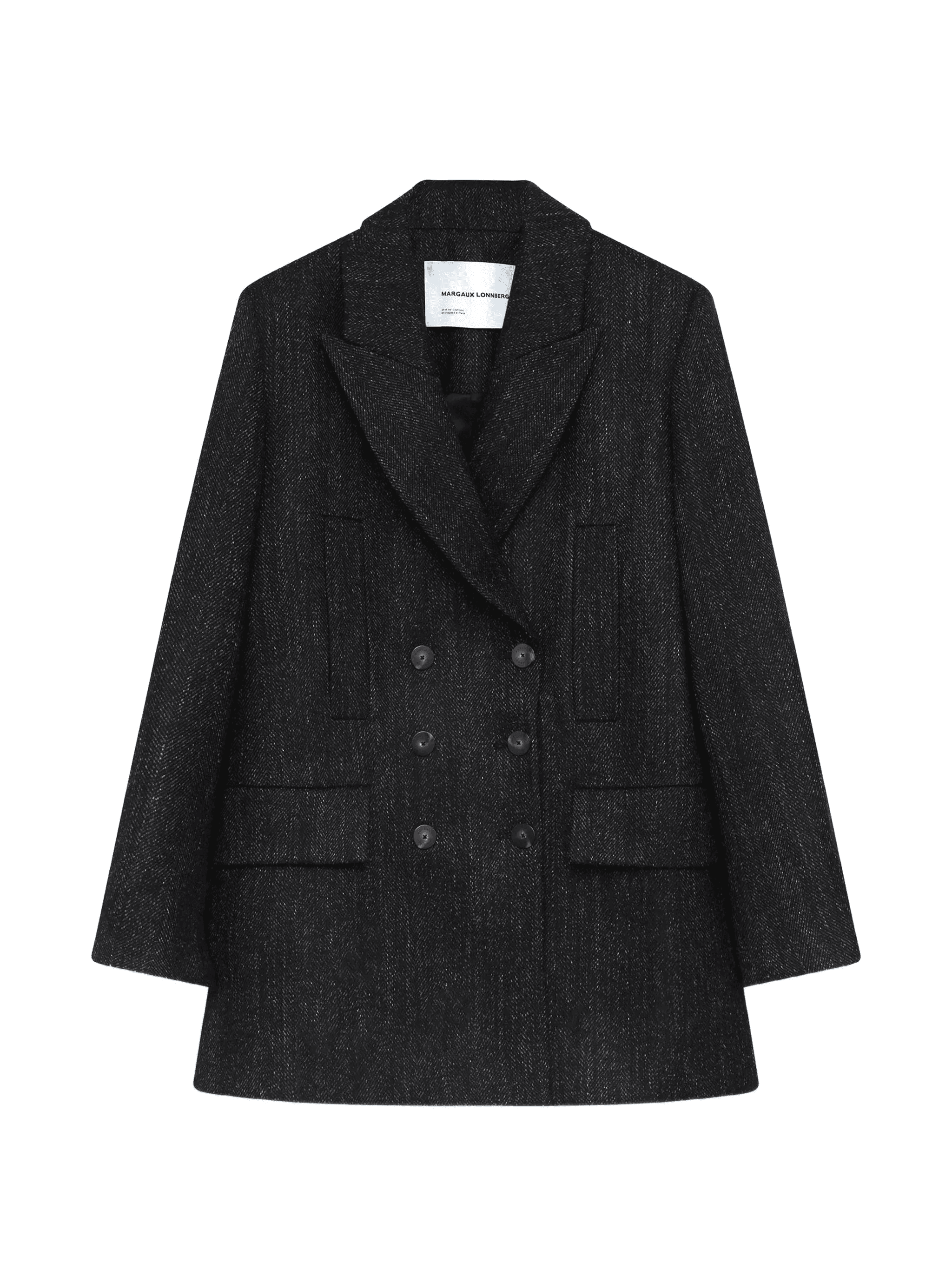 double-breasted coat - Image 1