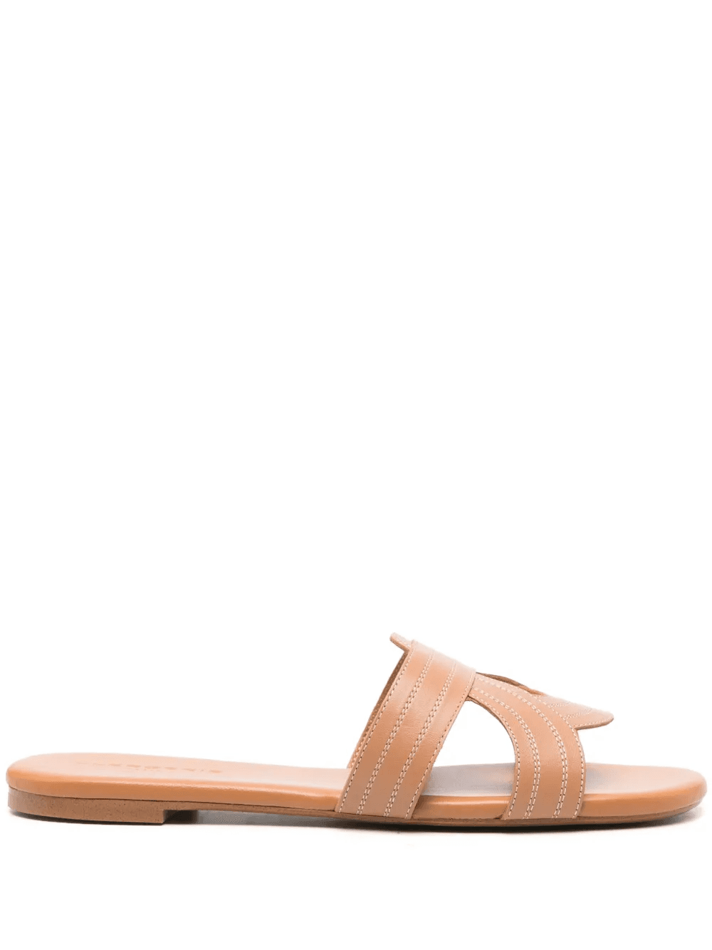 Ivory leather sandals - Image 1