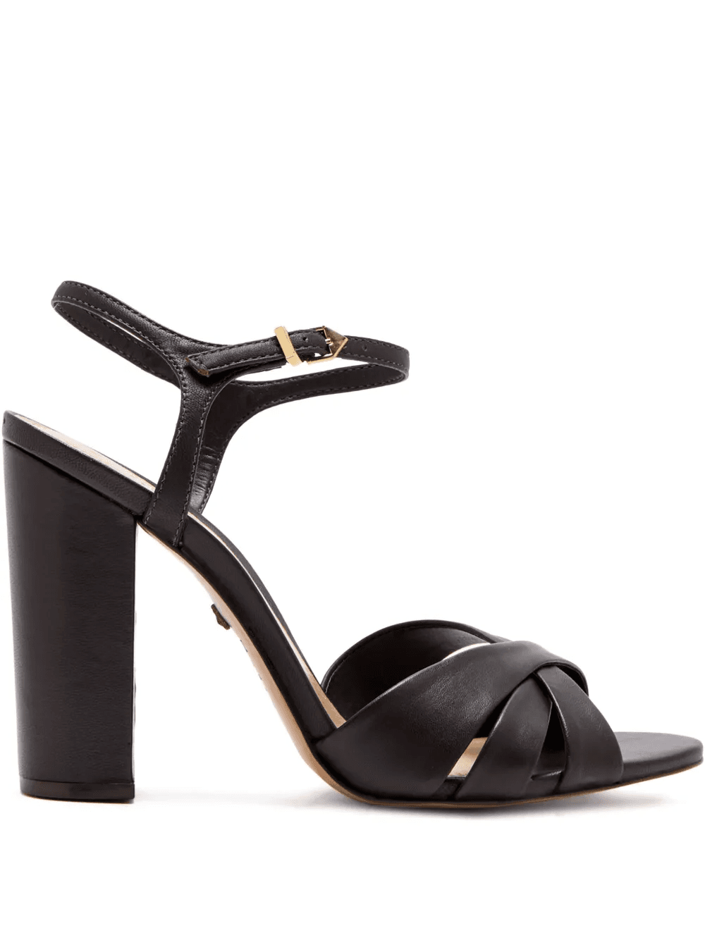 105mm Keefa block-heel crossover sandals - Image 1