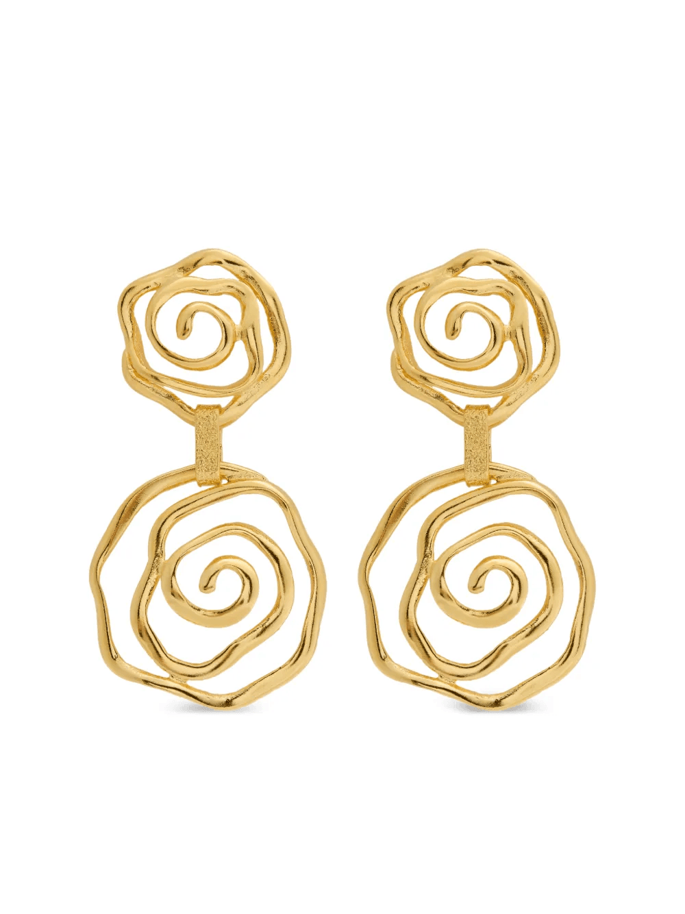 Floral Vortex Drop earrings - Image 1